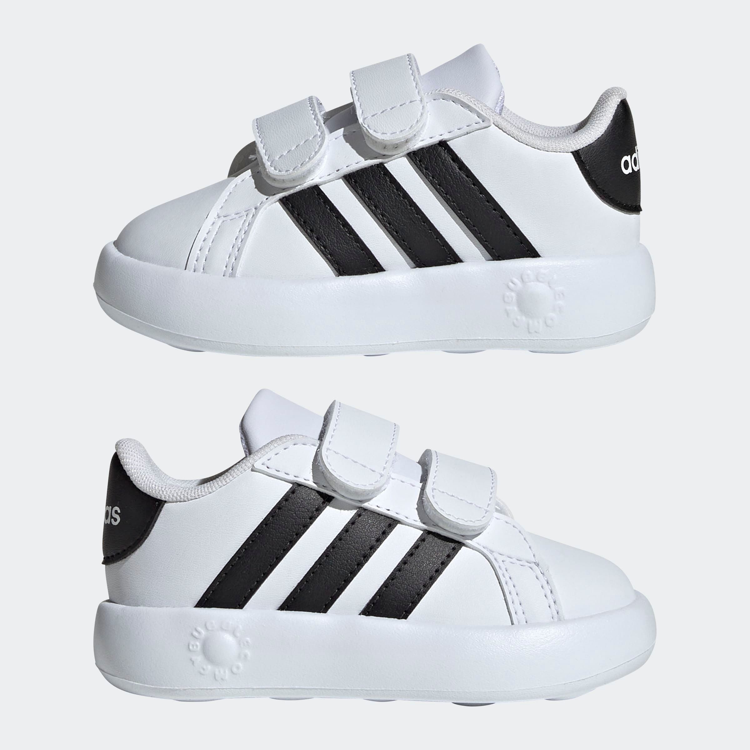 adidas Sportswear Klittenbandschoenen GRAND COURT 2.0 KIDS Design geïnspireerd op de adidas Superstar, voor kinderen