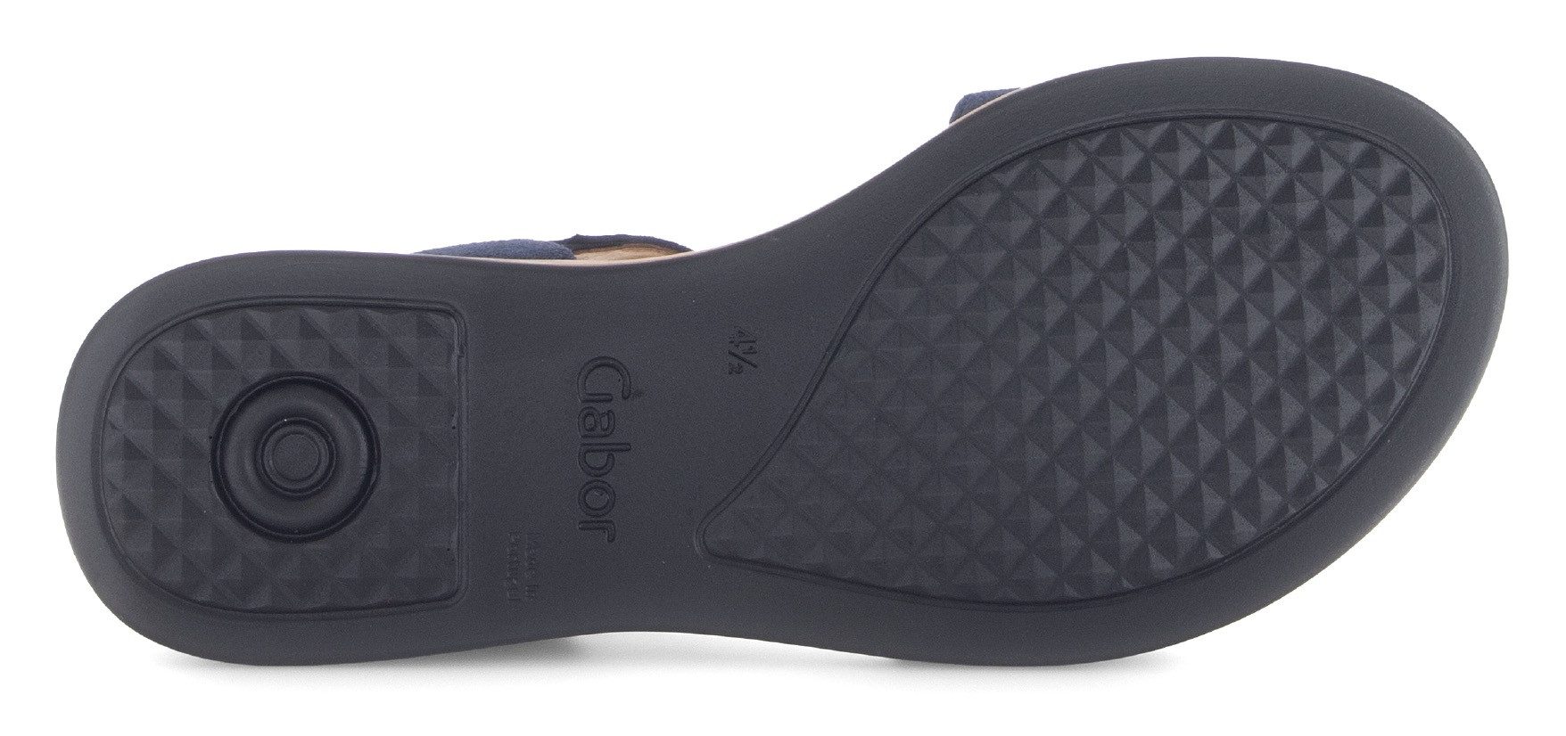 Gabor Sleehaksandaaltjes Rhodos , riemchensandaal, comfort-schoen, zomerschoen met mooie sierspeld