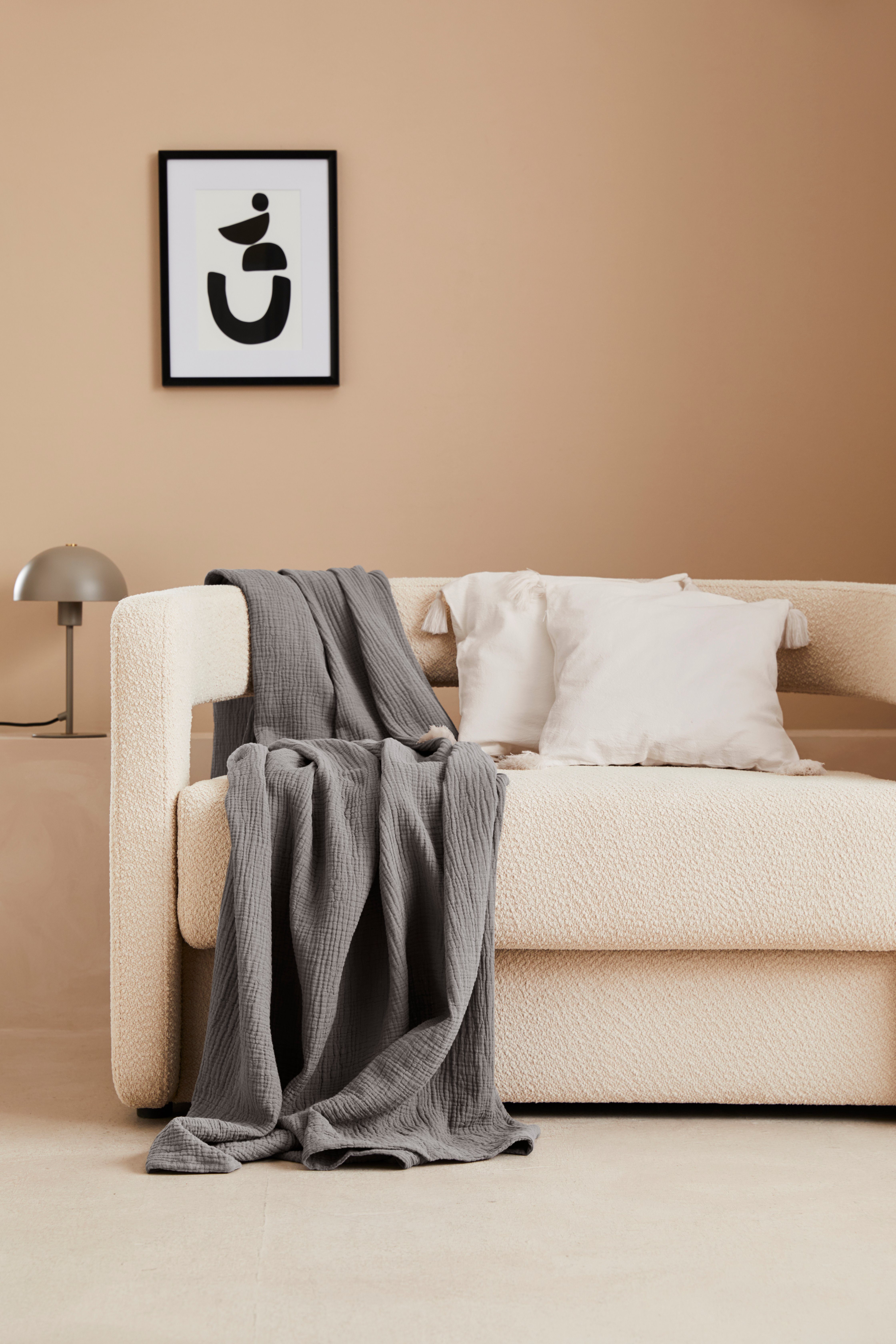 LeGer Home by Lena Gercke Deken Hevin Deken in katoen-crinkle-effect, mousseline, knuffeldeken