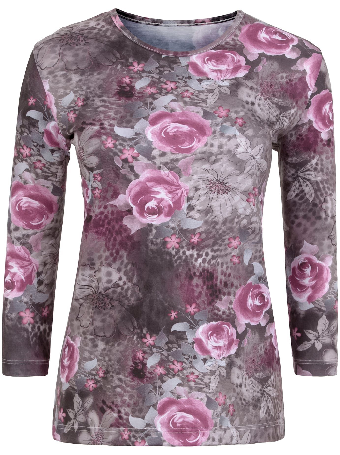 Classic Shirt met 3/4-mouwen Wintershirt (1-delig)