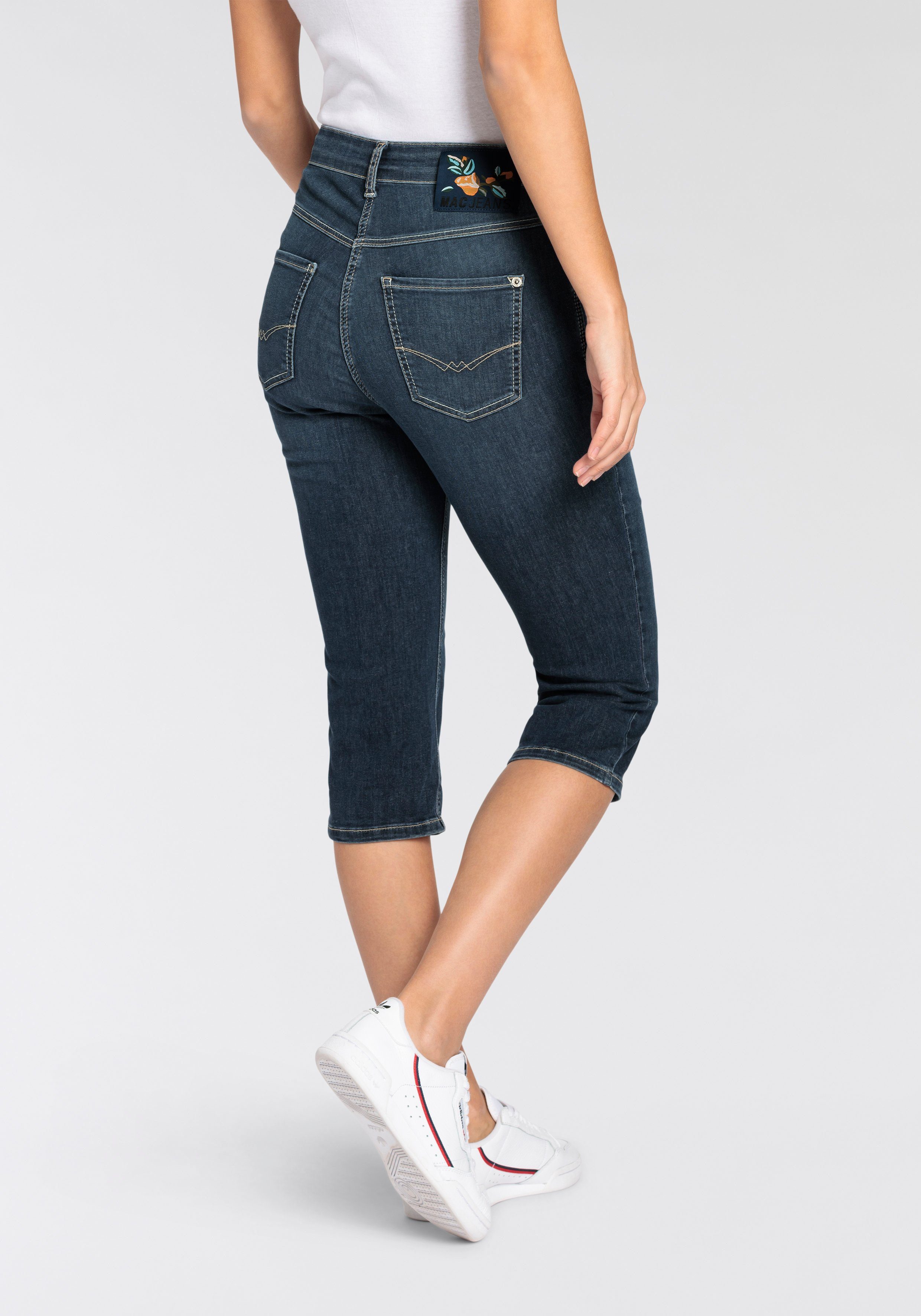 MAC Capri jeans Dream-Sum Comfortabele pasvorm met omrolbare zoom