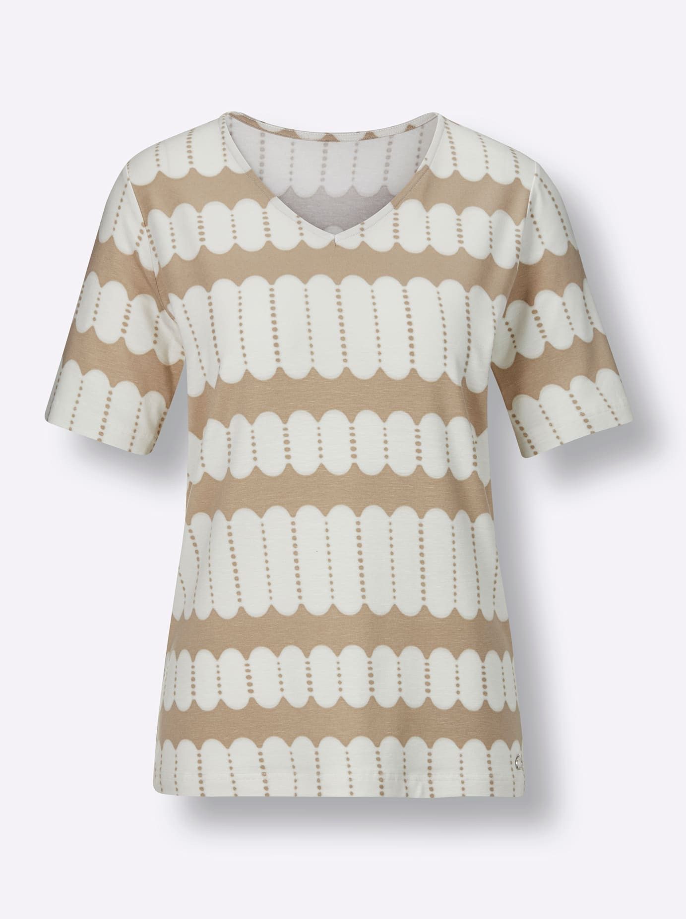 CREATION L PREMIUM Shirt met print Lyocell-shirt (1-delig)