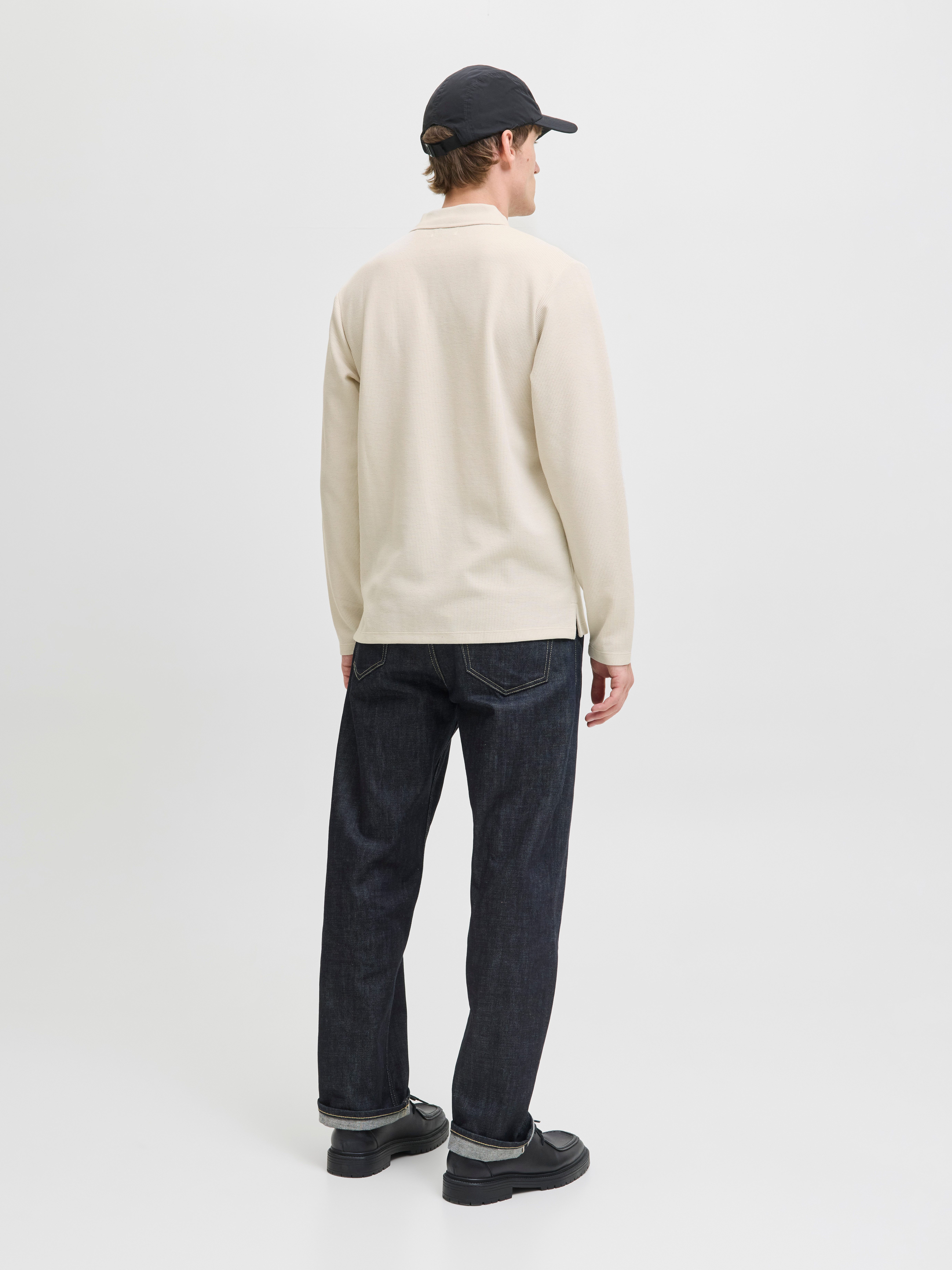 Jack & Jones Poloshirt met lange mouwen JJEAUSTIN POLO LS NOOS