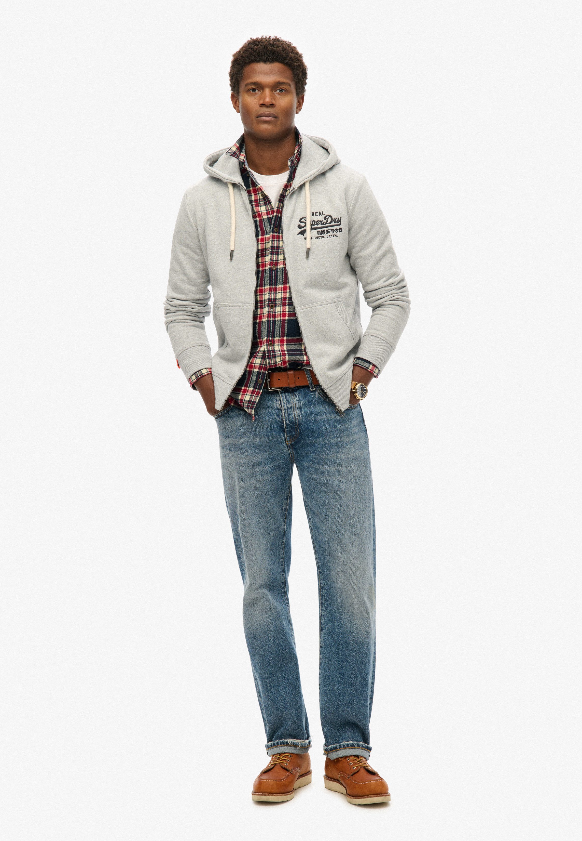 Superdry Capuchonsweatvest SD-VL EMBROIDERED ZIPHOOD