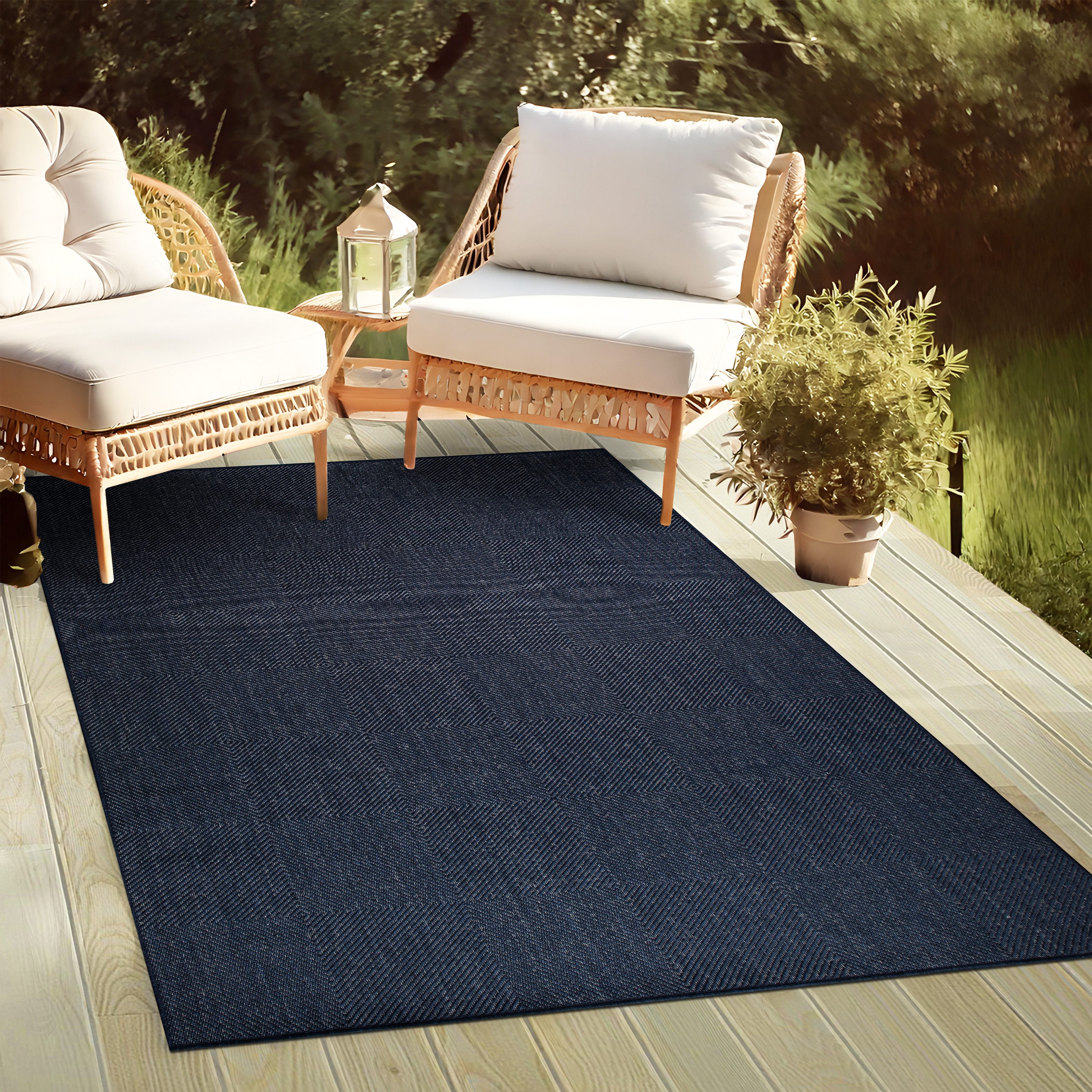 my home Vloerkleed Anna, auch als Läufer erhältlich Geschikt voor binnen en buiten, sisal-look, weerbestendig & uv-bestendig