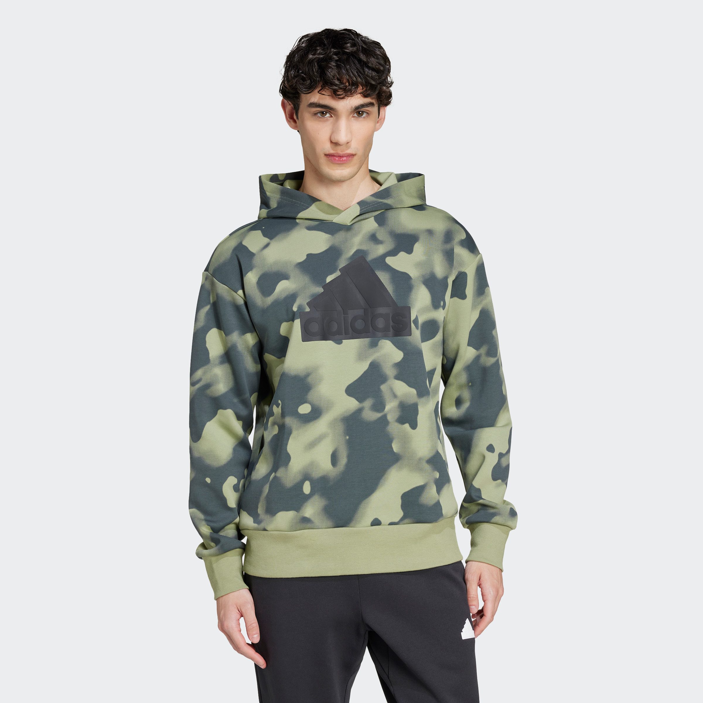 Adidas Sportswear Hoodie M FI BOS HD AOP
