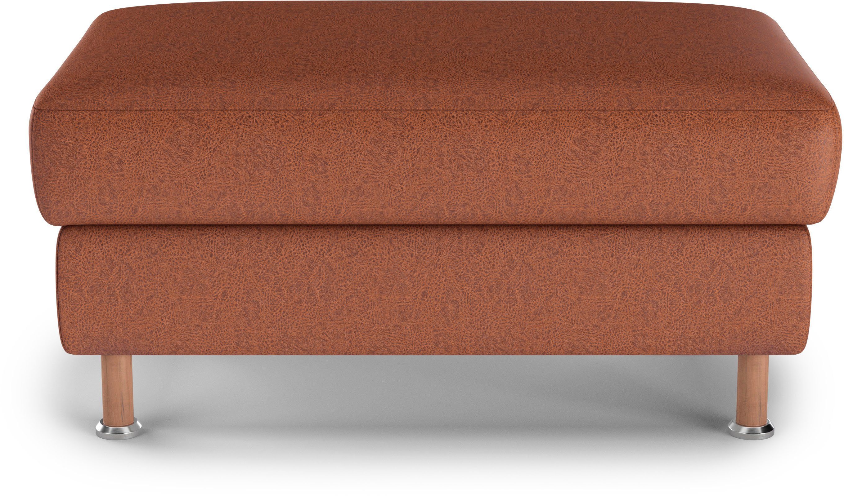 Home affaire Hocker Calypso Houten poten met metalen plaat