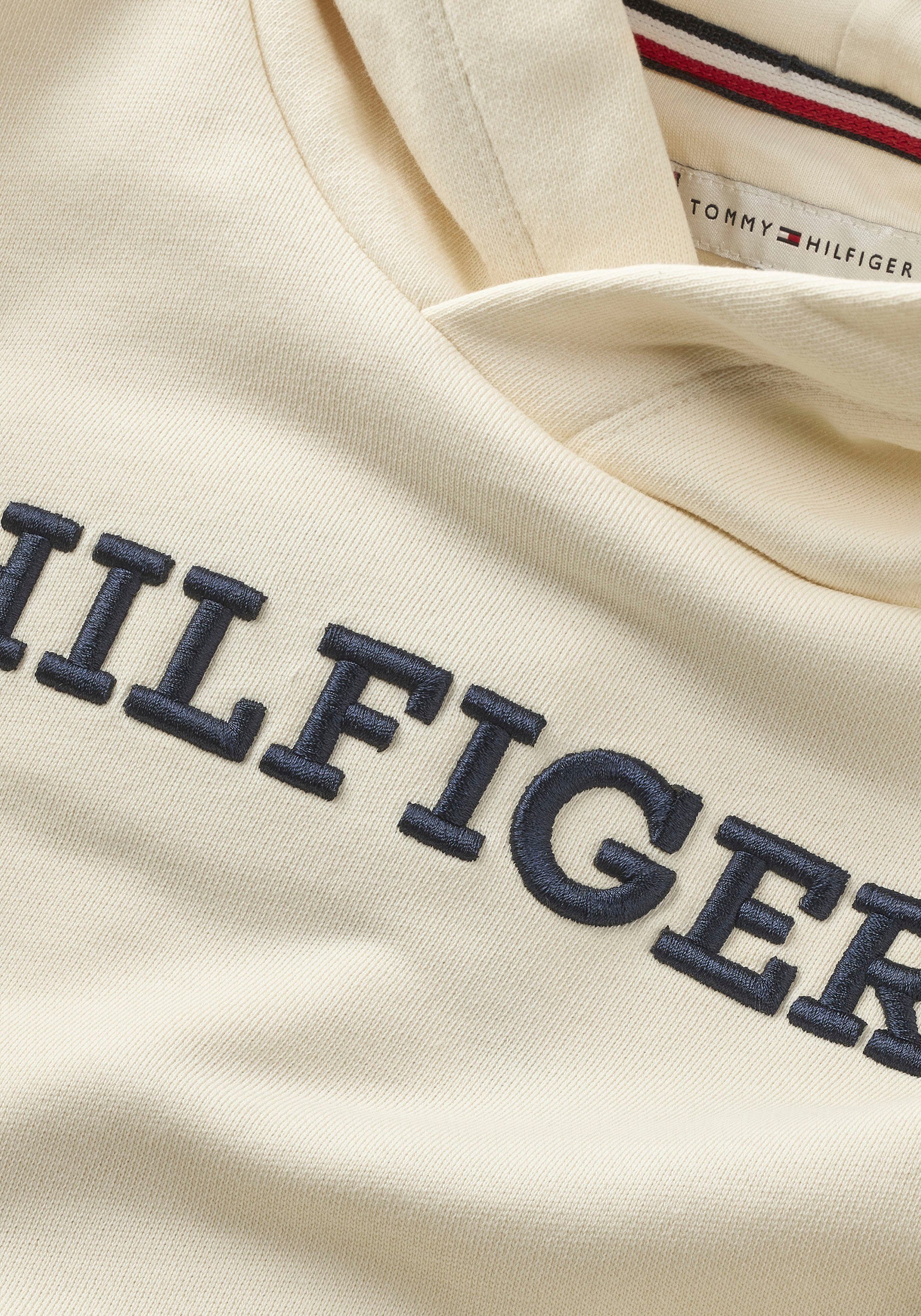 Tommy Hilfiger Hoodie U MONOTYPE HOODIE met logoborduursel op borsthoogte