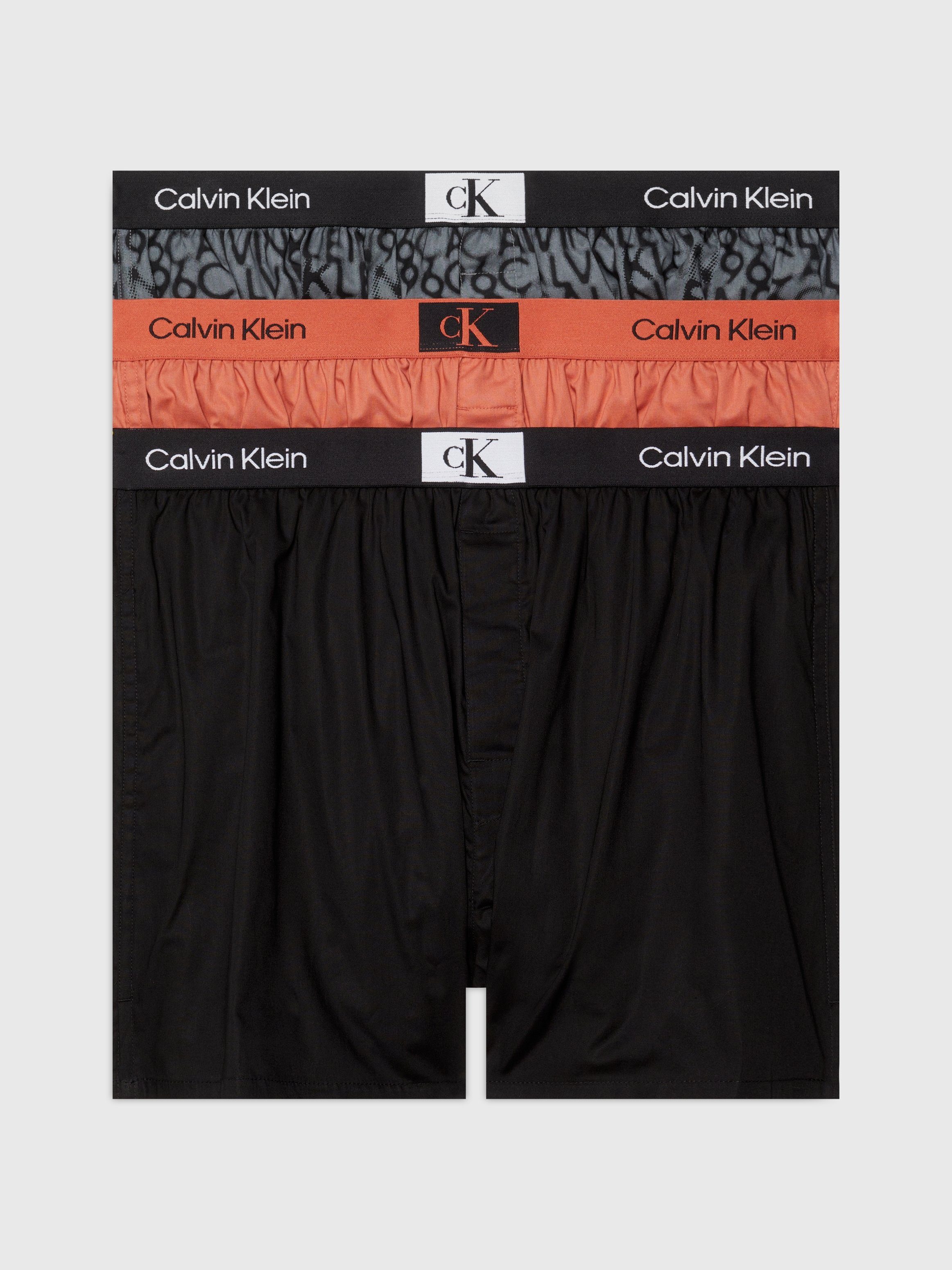 Calvin Klein Boxershort BOXER SLIM 3PK met een logo-opschrift (3 stuks)