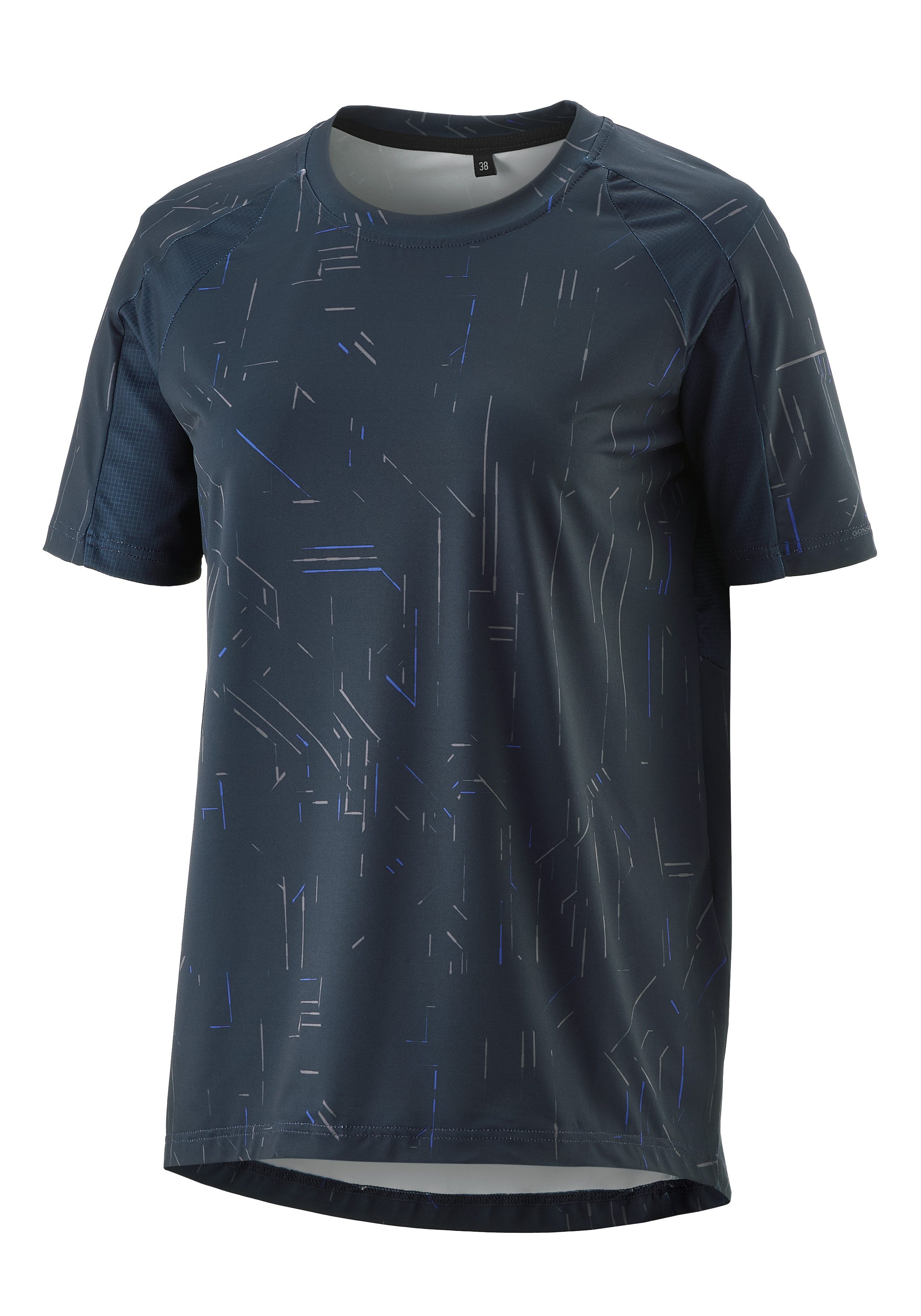 Gonso Fietsshirt Trail Jersey W Dames fiets trui korte mouwen, casual MTB-shirt, quick-dry, slim fit