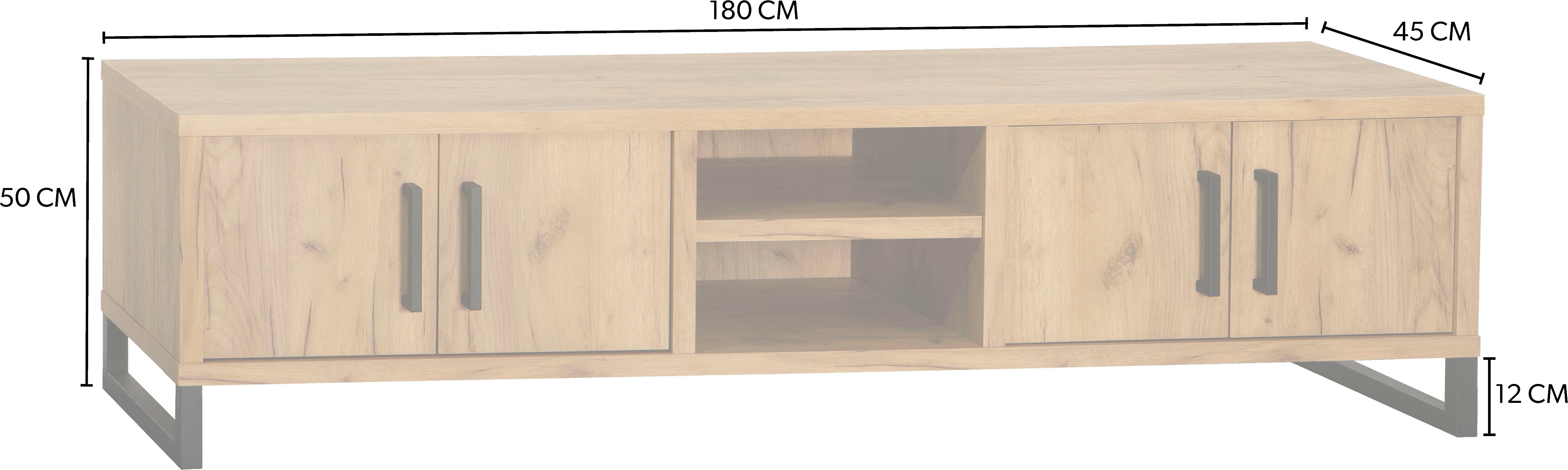 OMG Design Tv-kast Ronda Lowboard met soft-close, in twee breedtes