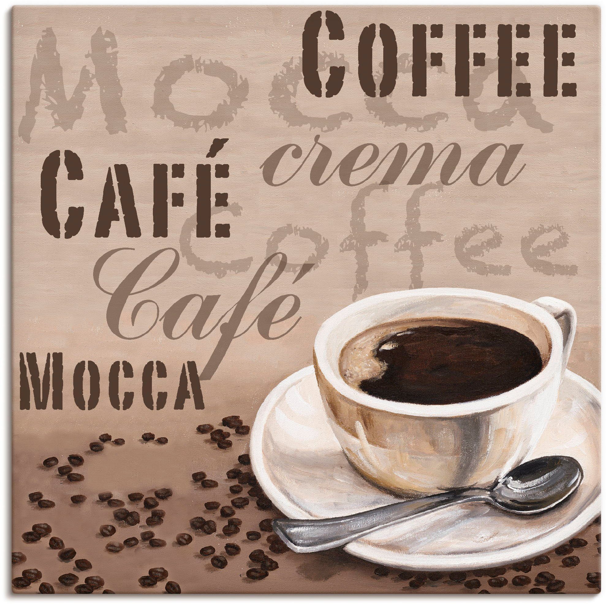 Artland artprint Mocca Kaffee