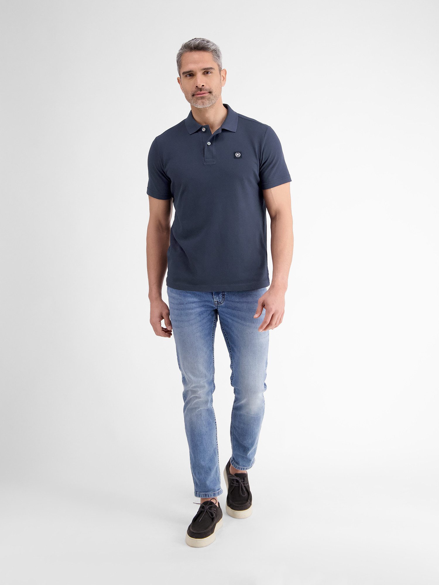 Lerros Poloshirt LERROS Poloshirt in zachte wafelpiqué kwaliteit