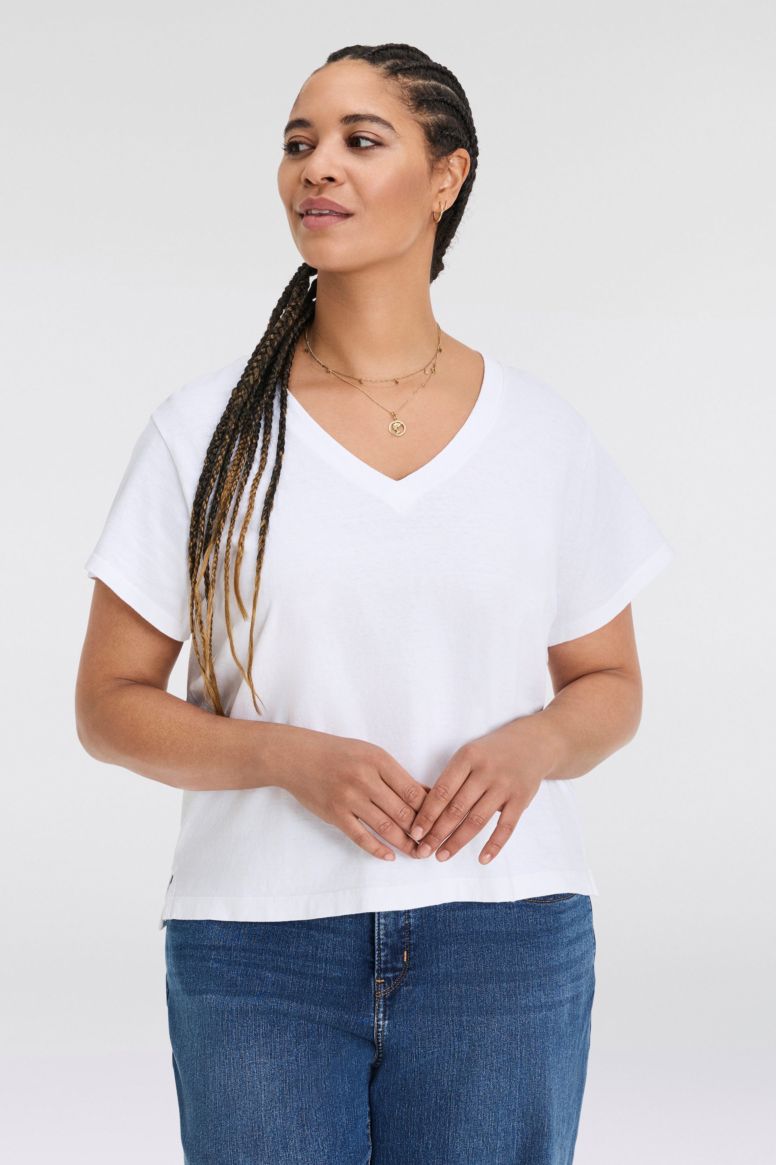 Levi's® Plus Shirt met V-hals PL BOXY TANK