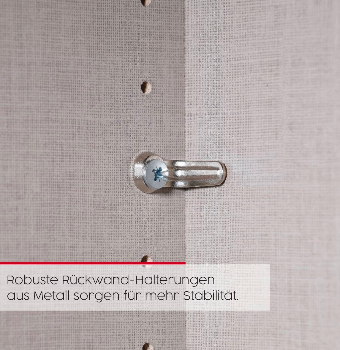 rauch Draaideurkast Skat Meridian incl. binnenspiegel en 4 lades aan de binnenkant
