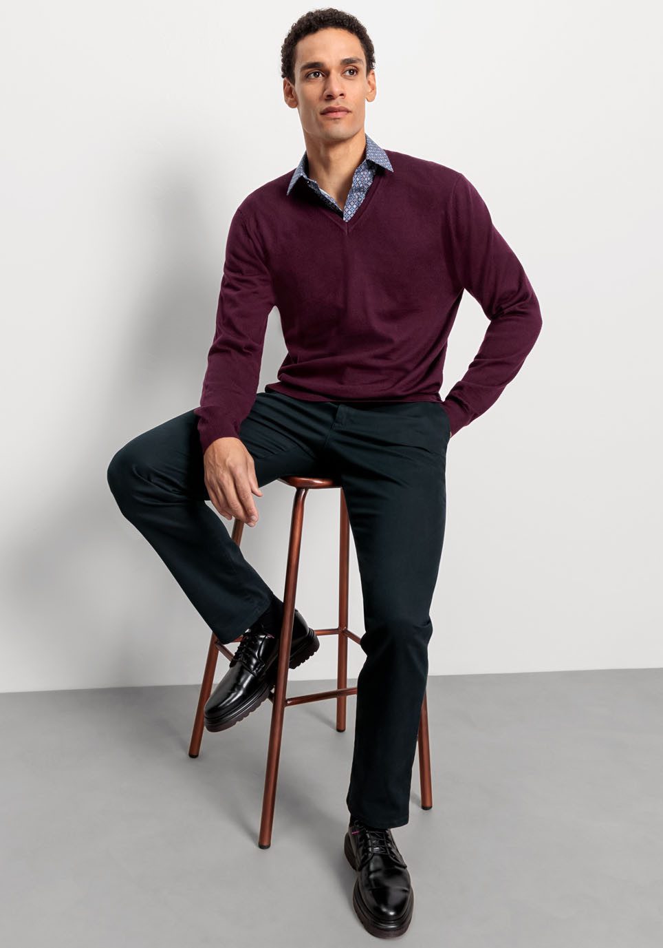 OLYMP Trui met ronde hals OLYMP brei casual