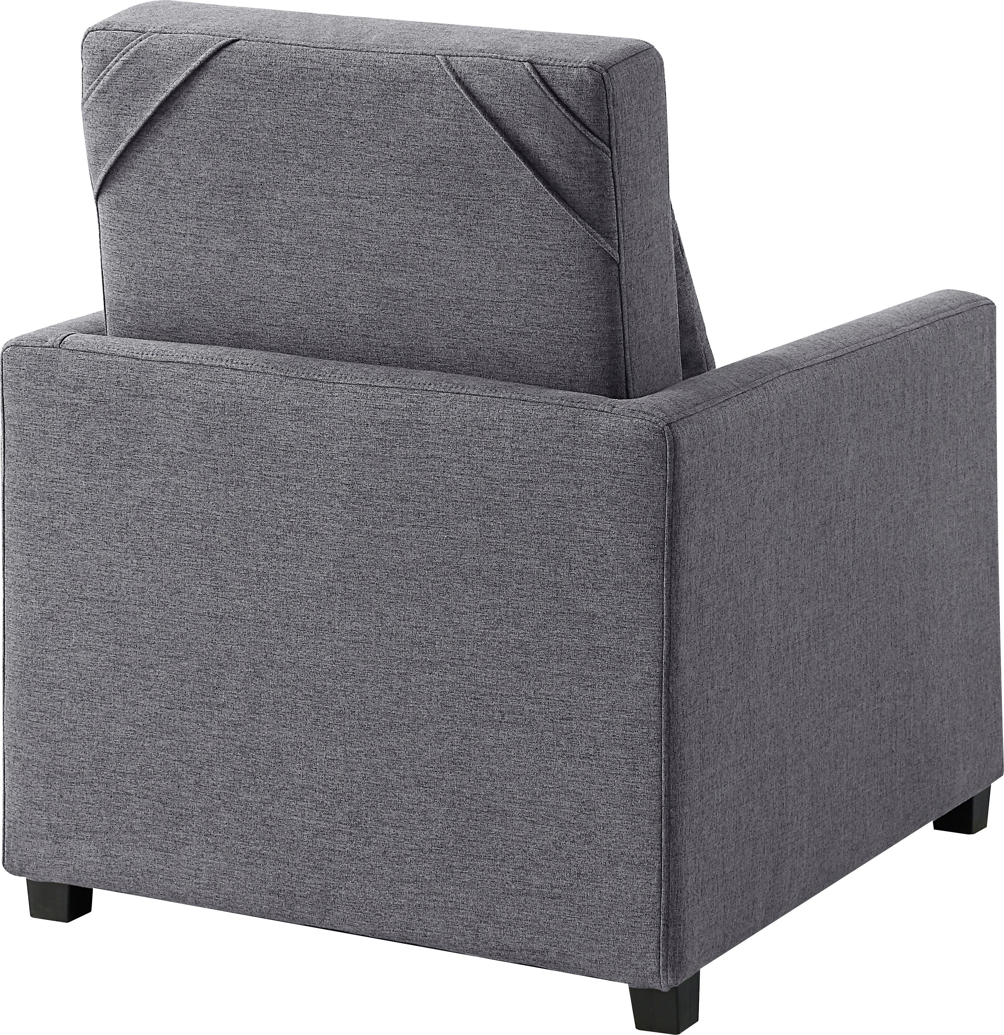 ATLANTIC home collection Relaxfauteuil Jerry met slaapfunctie, als logeerbed en inclusief kussens