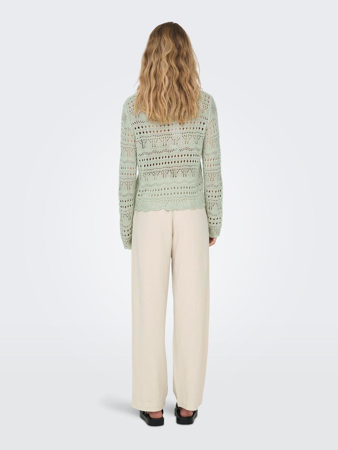 JDY Trui met ronde hals SUN LAY L S BOATNECK PULLOV. KNT NOOS