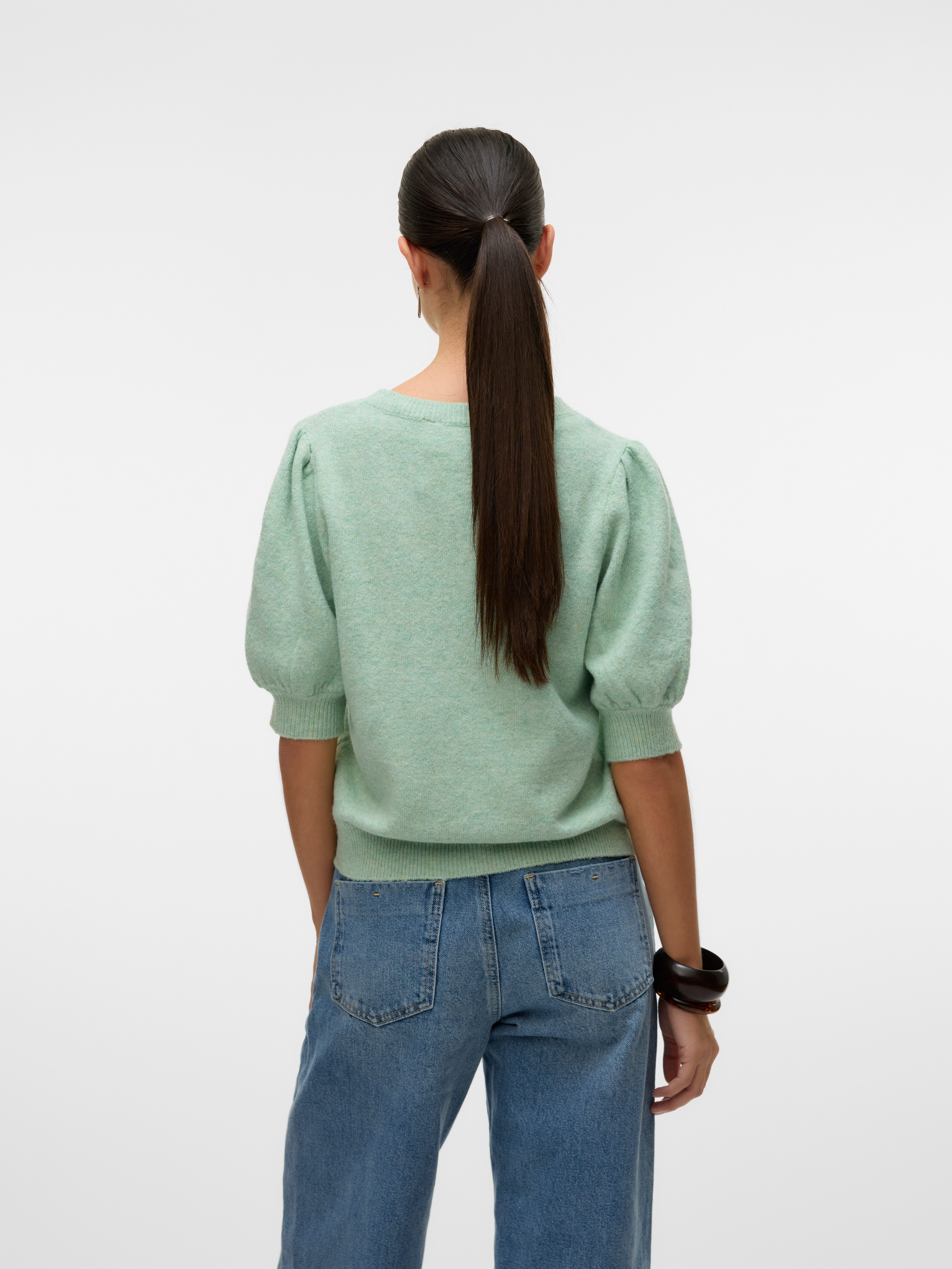 Vero Moda Trui met korte mouwen VMDOFFY 2/4 O-NECK PULLOVER GA NOOS