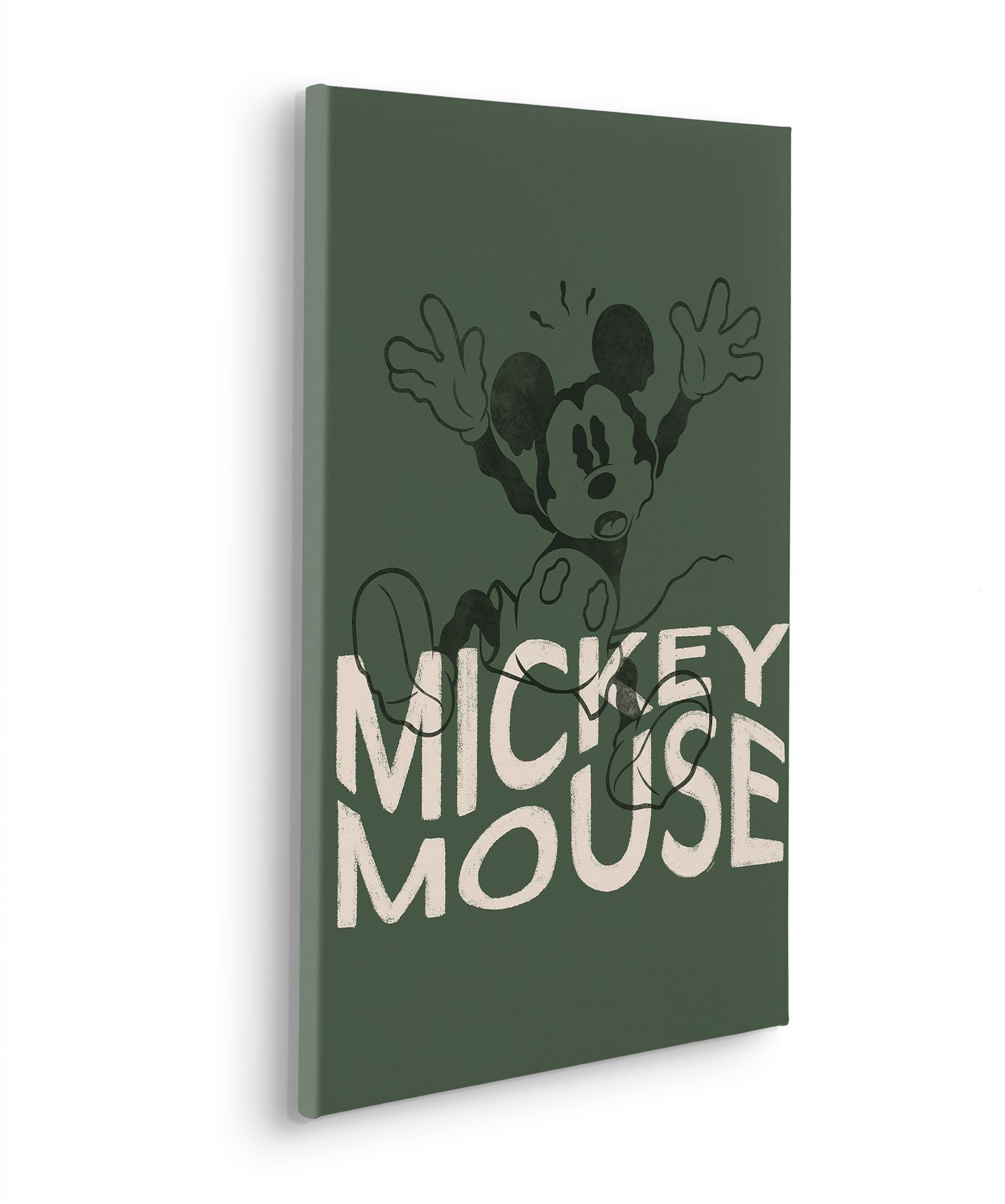 Komar Artprint op linnen Disney Mickey Mouse Wavy 400 x 260 cm (breedte x hoogte) - behang, vlies, woonkamer, slaapkamer (1 stuk)