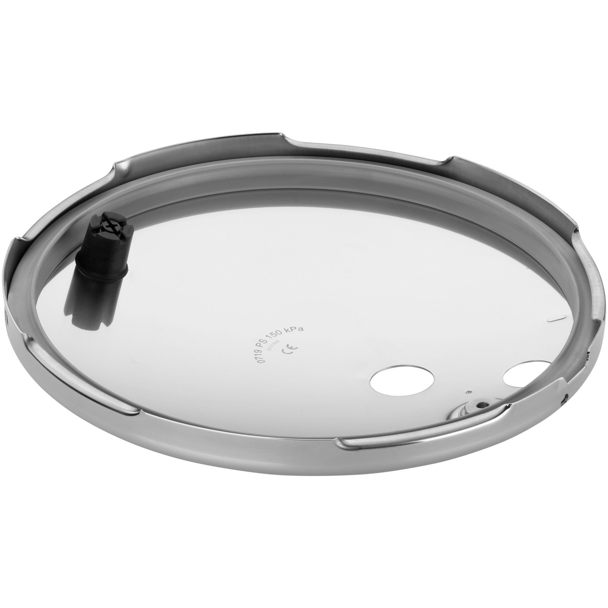 WMF Snelkookpan Perfect Plus Stoompan met een afneembare dekselgreep, inductie