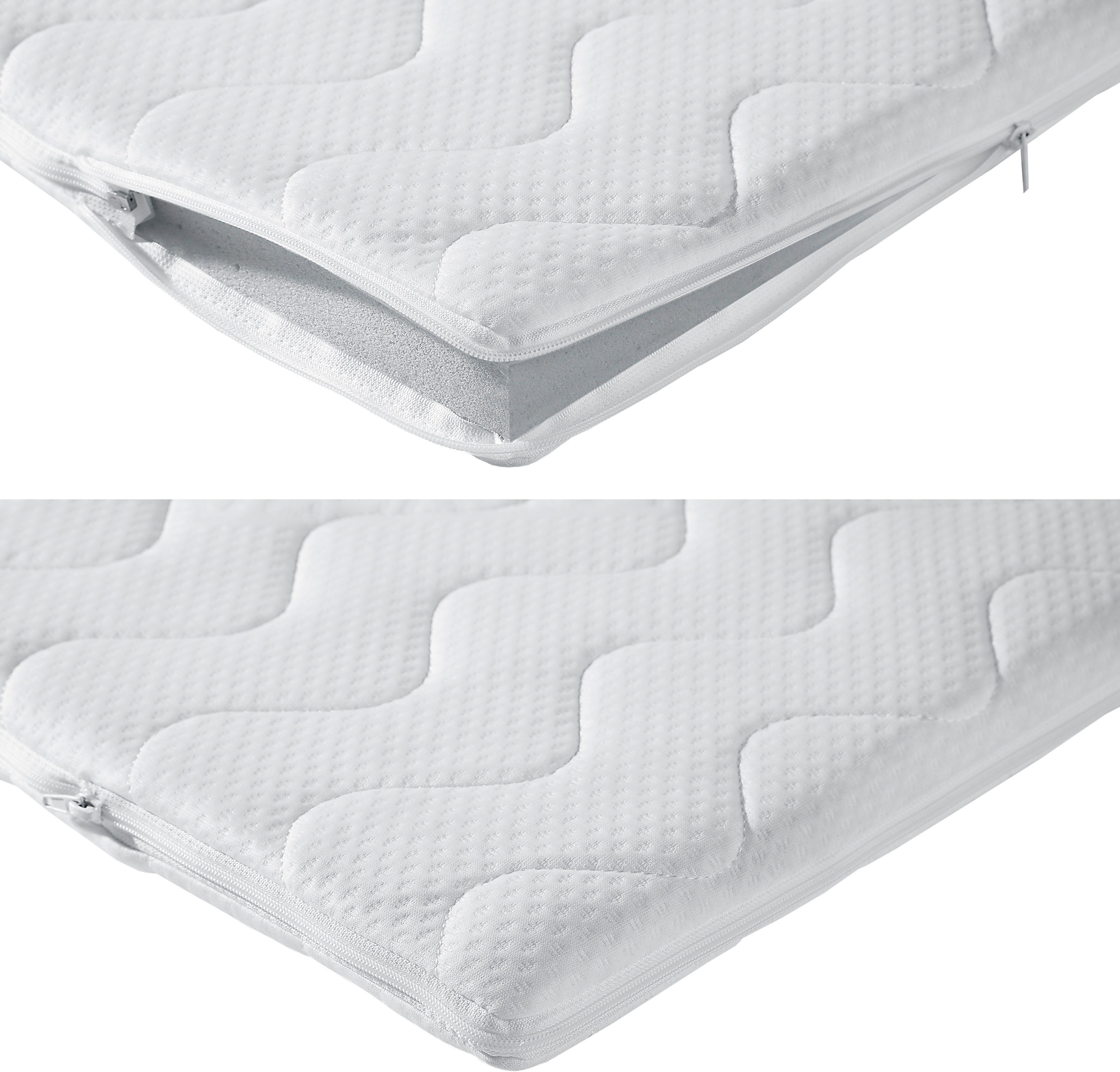 Home affaire Boxspring Breitenthal afneembare rugkussens met klittenband