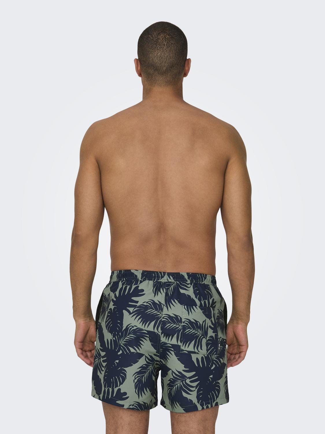 ONLY & SONS Zwemshort ONSTED LIFE SWIM SHORT FLOWER AOP 2