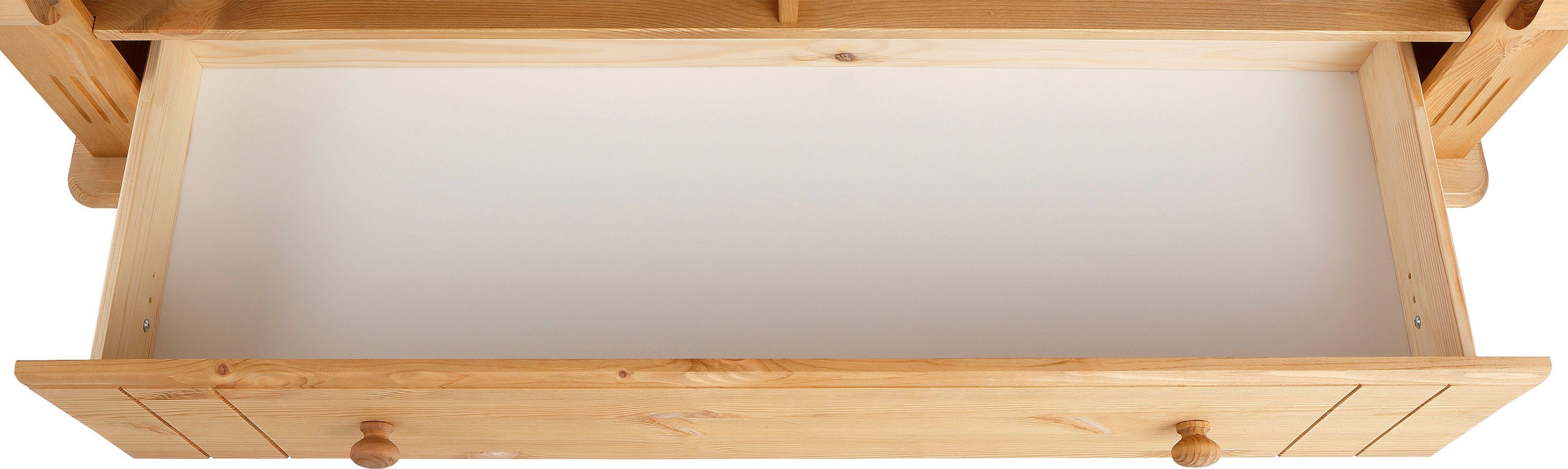 Home affaire Tv-meubel ADELE Breedte 120 cm, met lade, van massief grenen, FSC®