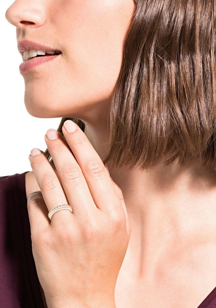 Amor Ring Plain met zirkoon (synthetisch)