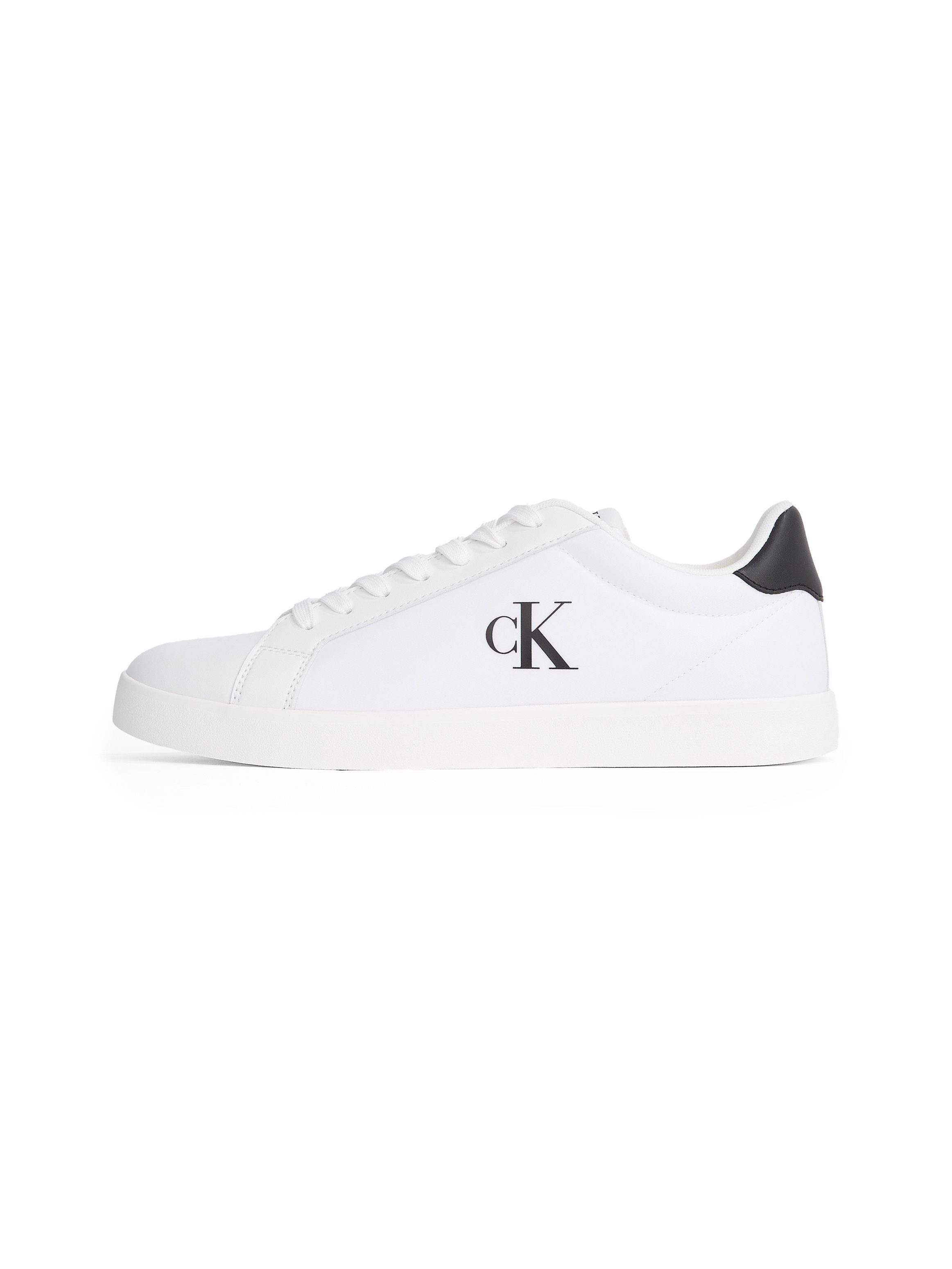 Calvin Klein Plateausneakers 3 CUPSOLE PU , vrijetijdsschoen, halfschoen, veterschoen met gepolsterde schacht