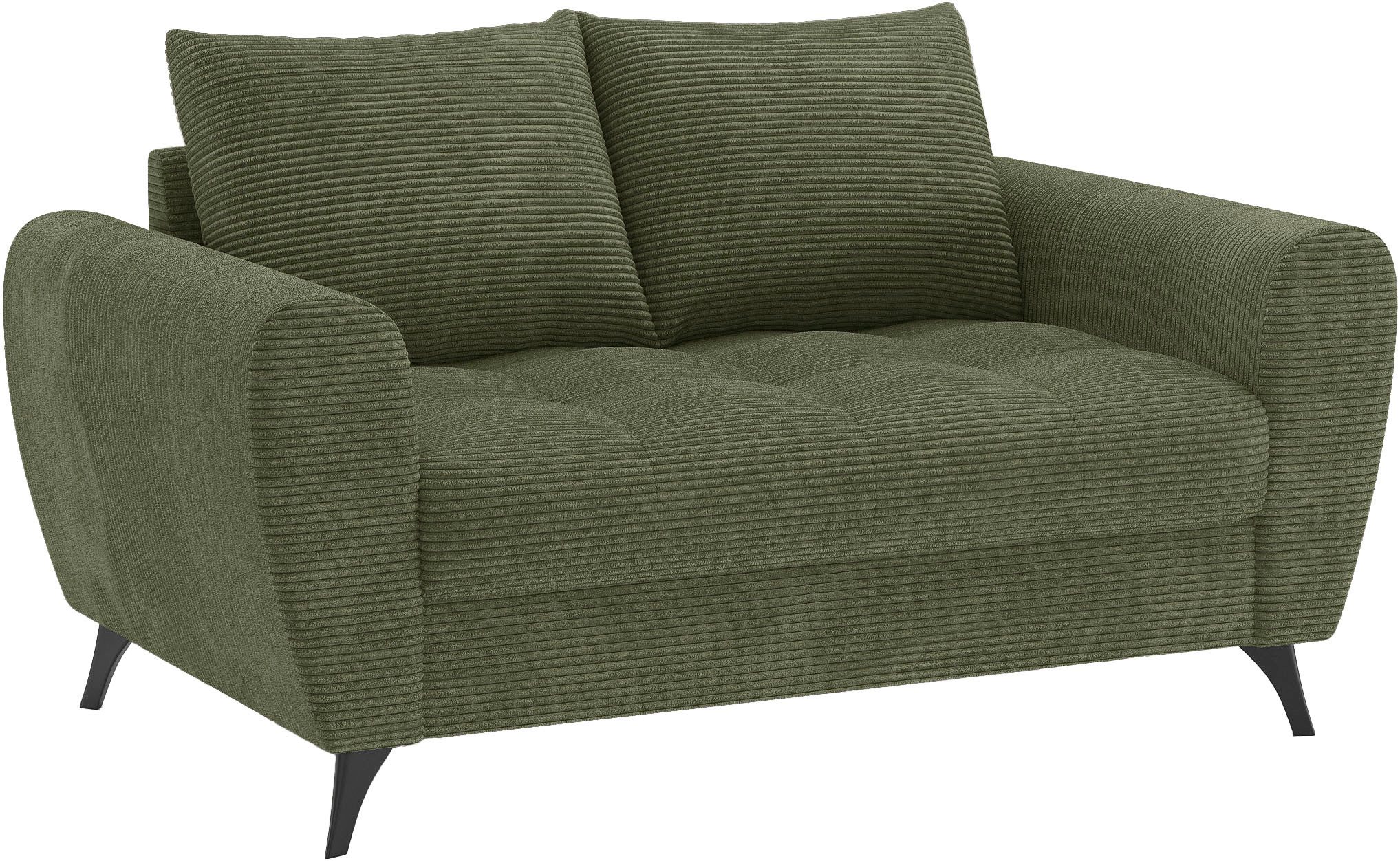 Mr. Couch 2-zitsbank Blackburn II Optioneel met koudschuimvering tot 140 kg belastbaar groen, 2-zitsbanken