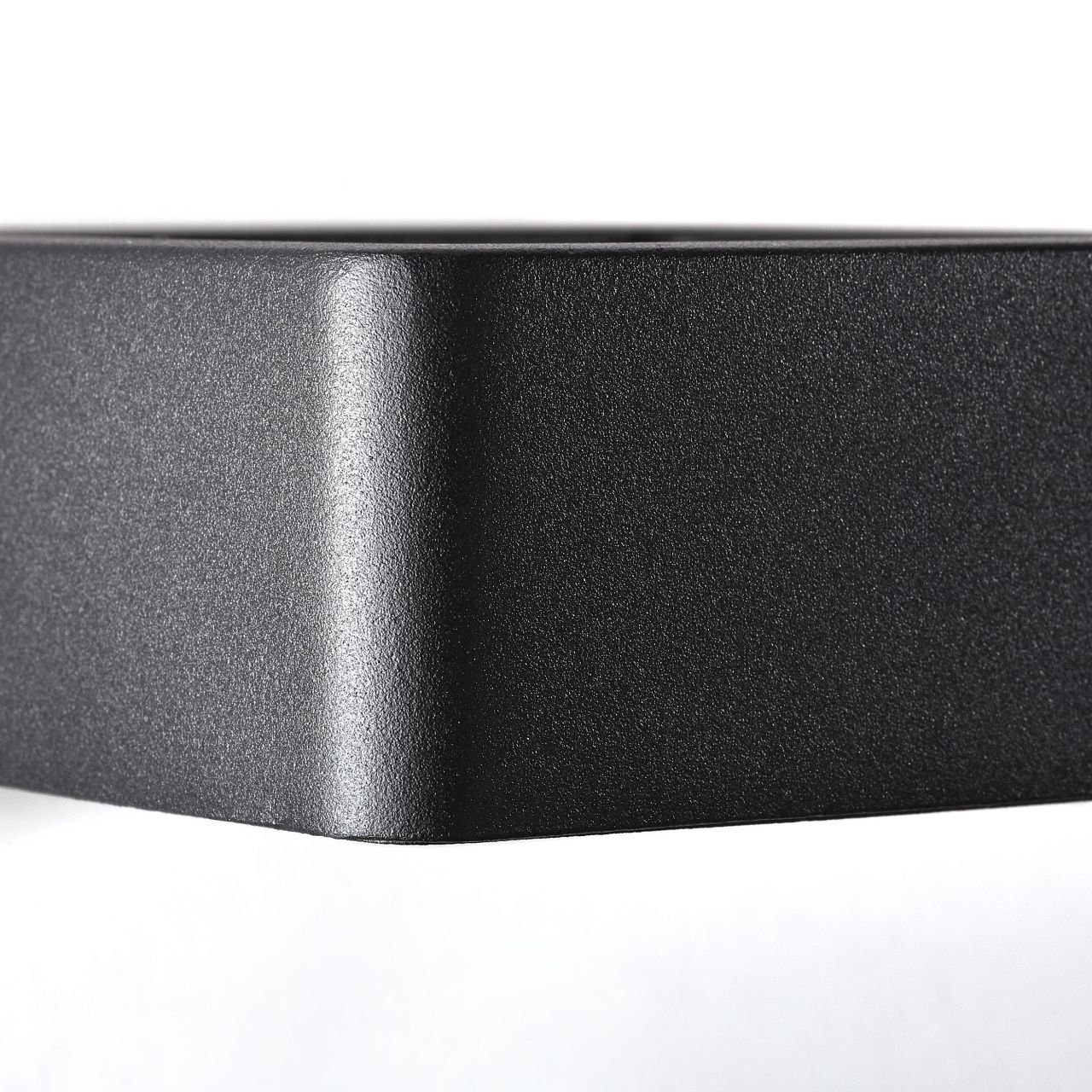 Brilliant Leuchten Wandlamp voor buiten Golda 5 x 12 x 15 cm, up/down light, 660 lm, warmwit, metaal/glas, zwart
