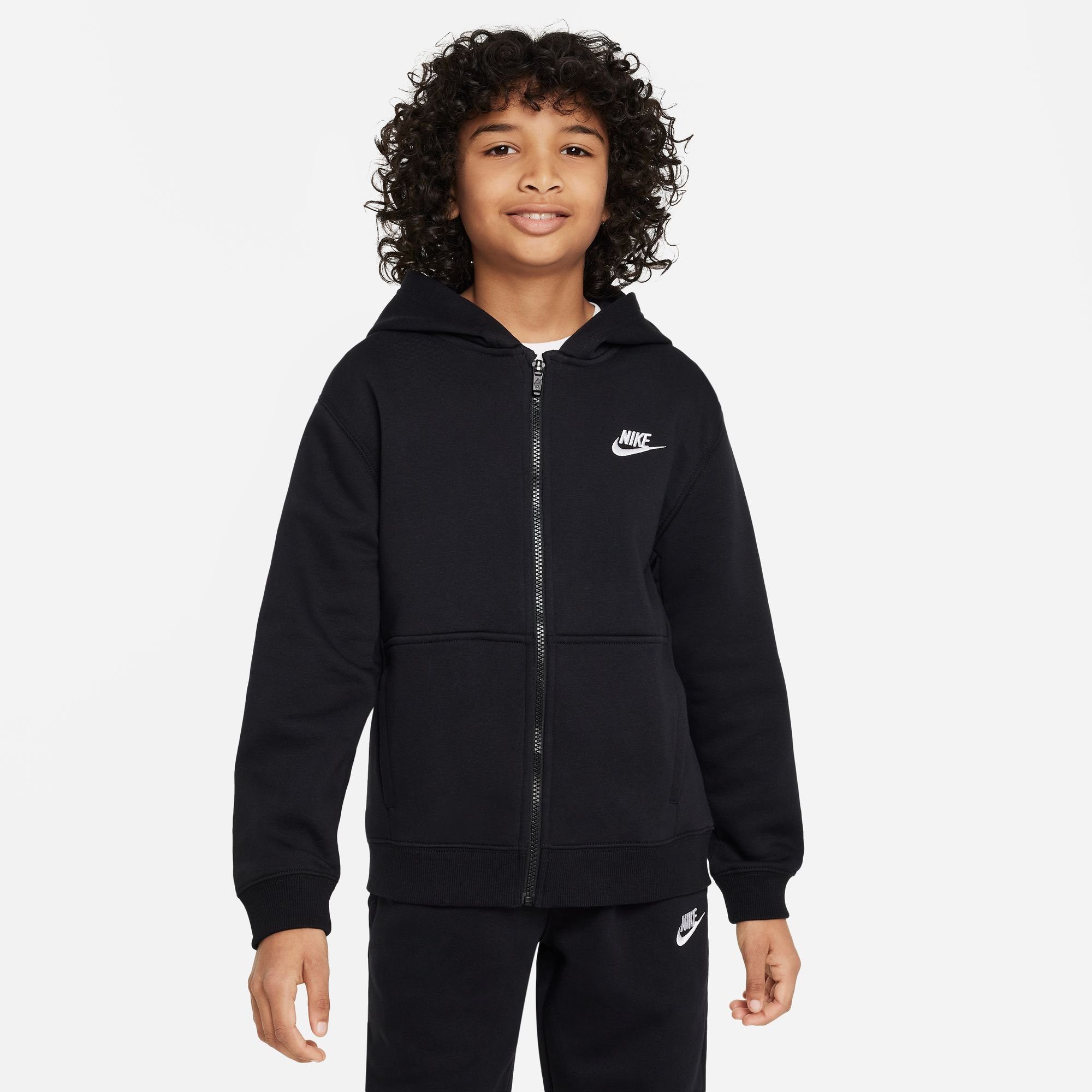 Nike Sportswear Trainingspak CLUB FLEECE BIG KIDS' FULL-ZIP TRACKSUIT