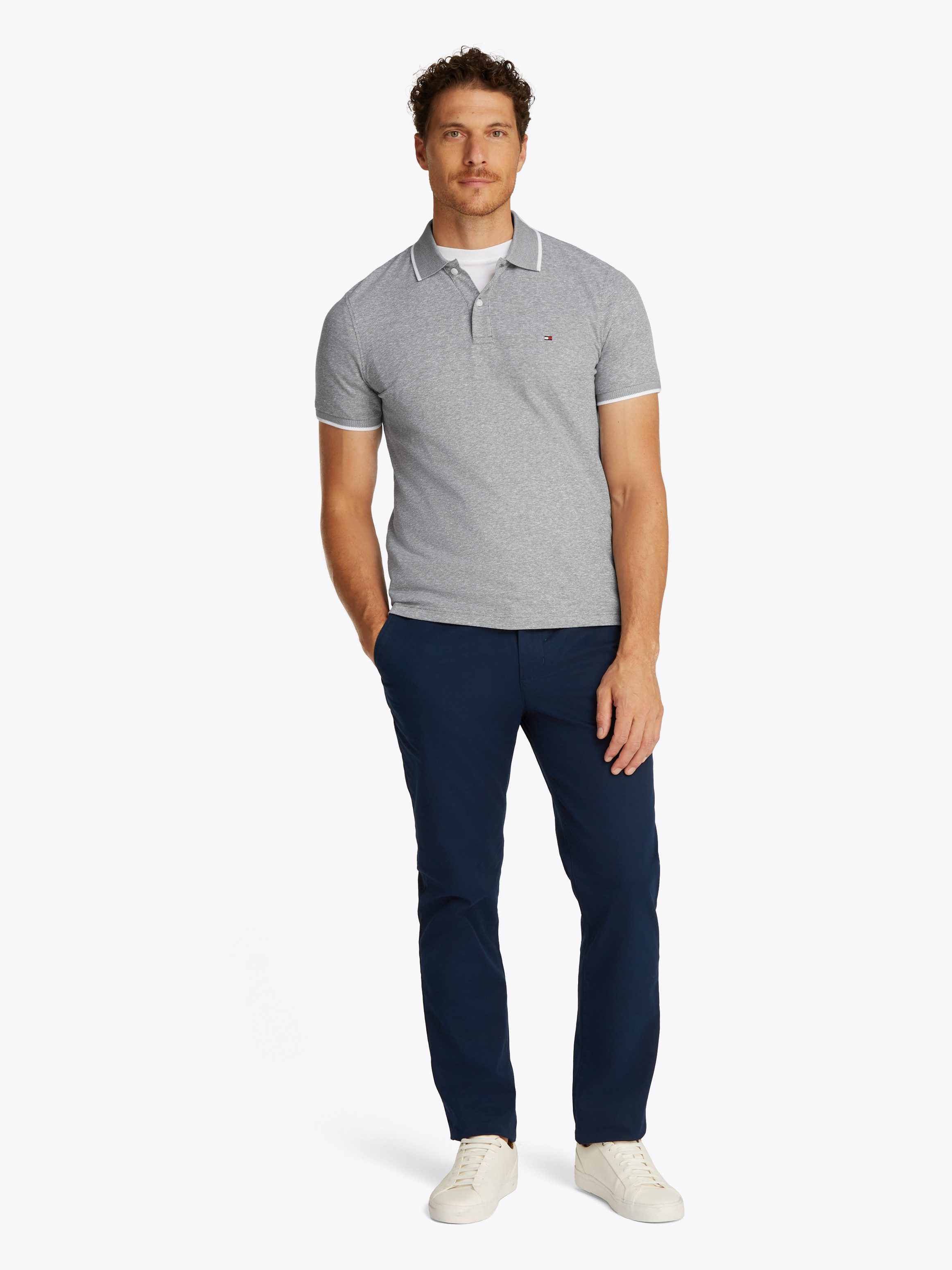 Tommy Hilfiger Poloshirt LINEN PIQUE REG POLO