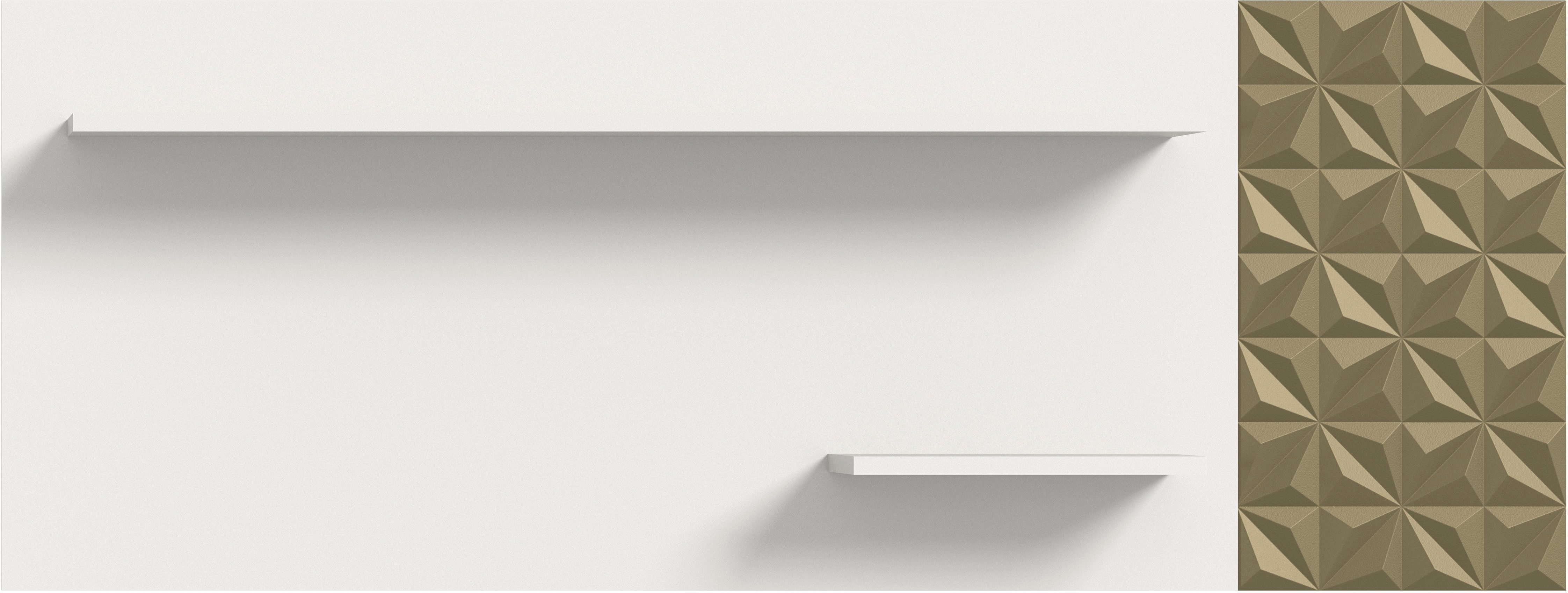 INOSIGN Wandrek Vicenza, breedte 140 cm, ornamentafwerking, 2 legplanken
