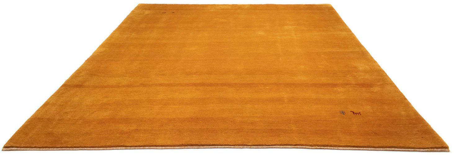 morgenland Wollen kleed Gabbeh-kleed met de hand geknoopt geel handgeknoopt