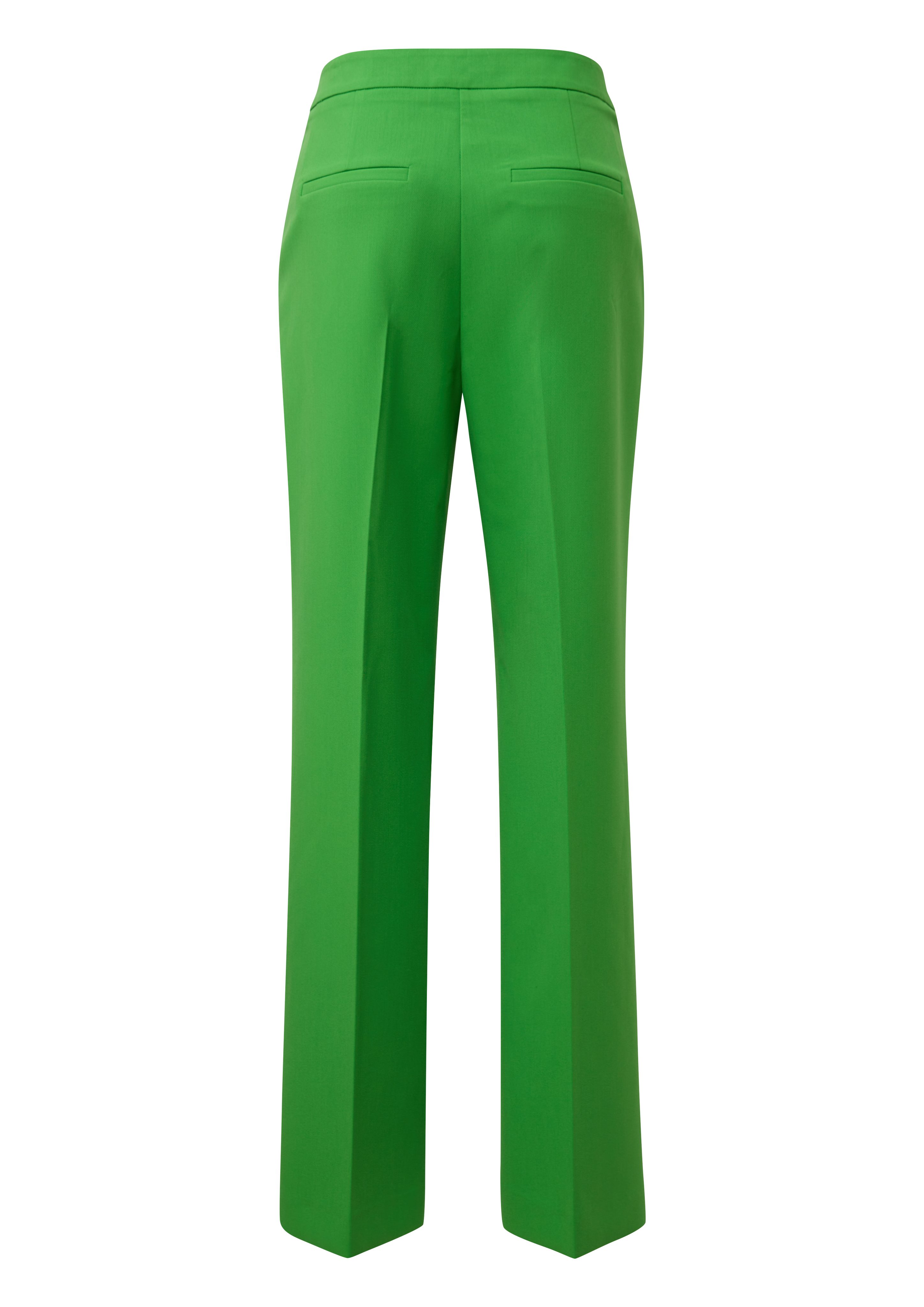 Comma Stoffen broek met persplooien