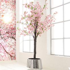 schneider kunstboom afmeting (b - h): 90-180 cm roze