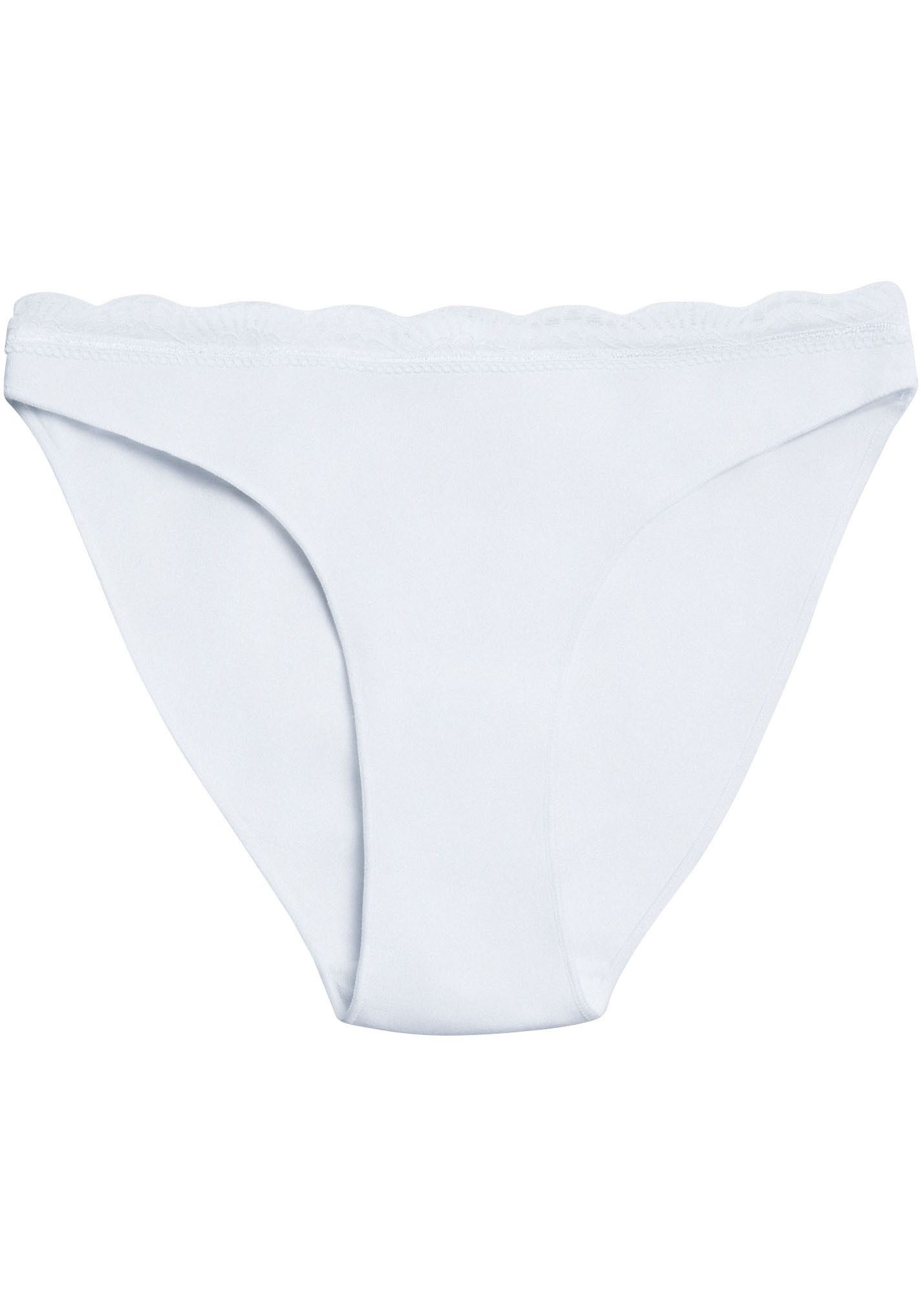 YSABEL MORA Minislip BASIC COLLECTION COTTON WITH LACE (Set van 3)