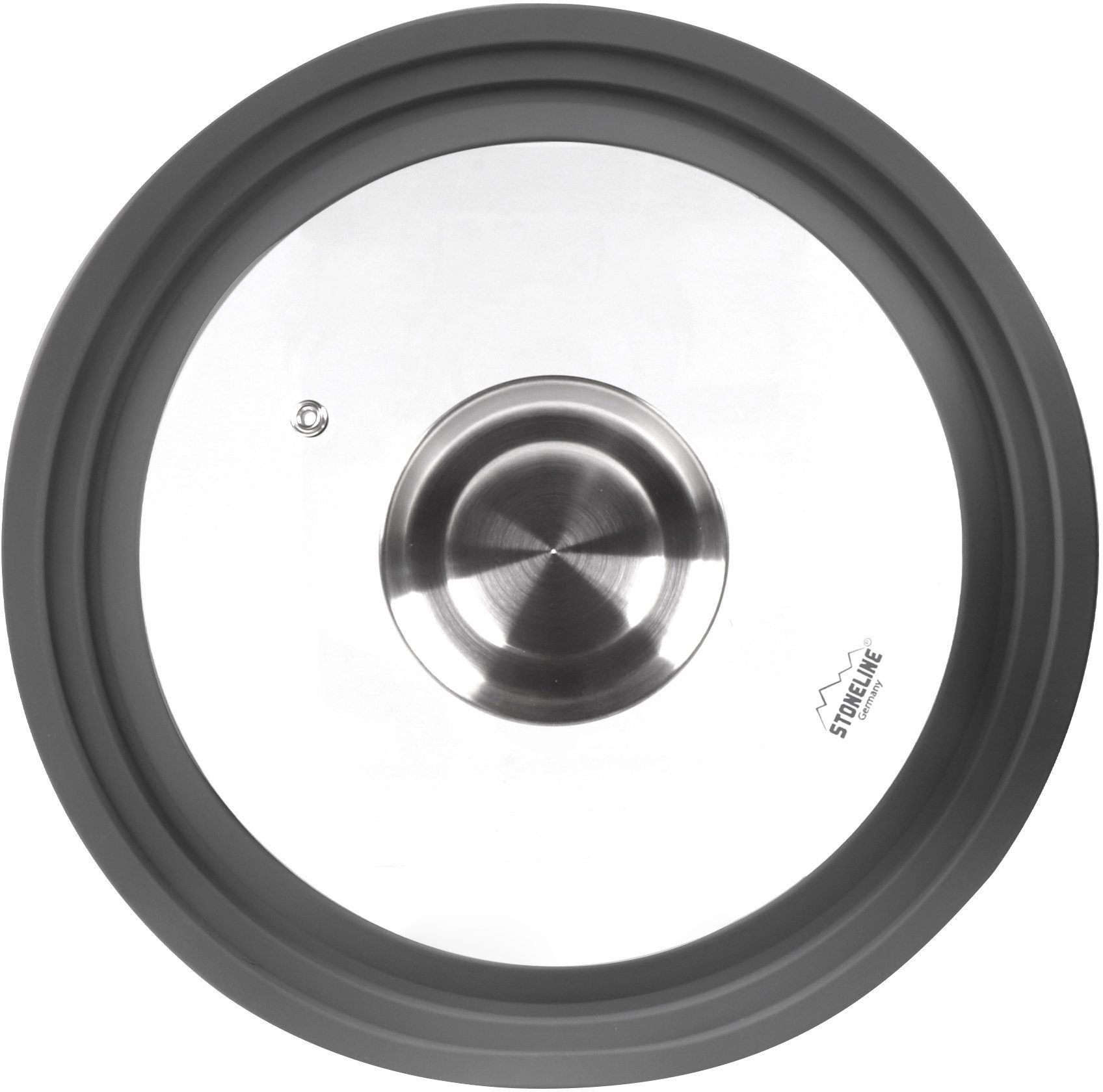 STONELINE Universele deksel met siliconerand, voor 24/26/28 cm
