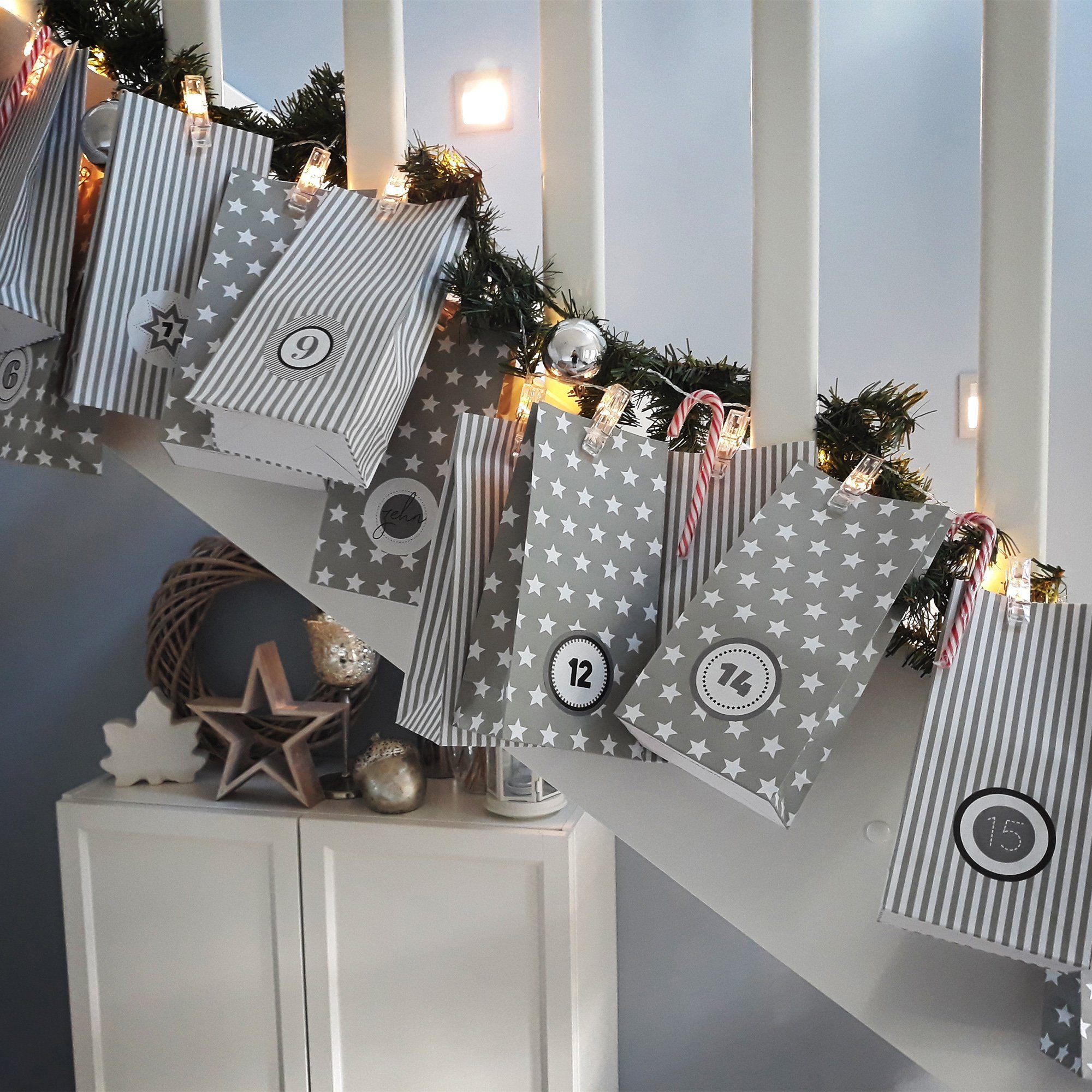 B.K.Licht Led-lichtsnoer RANA 5m led foto-lampjesketting sfeerverlichting met 40 foto-clips
