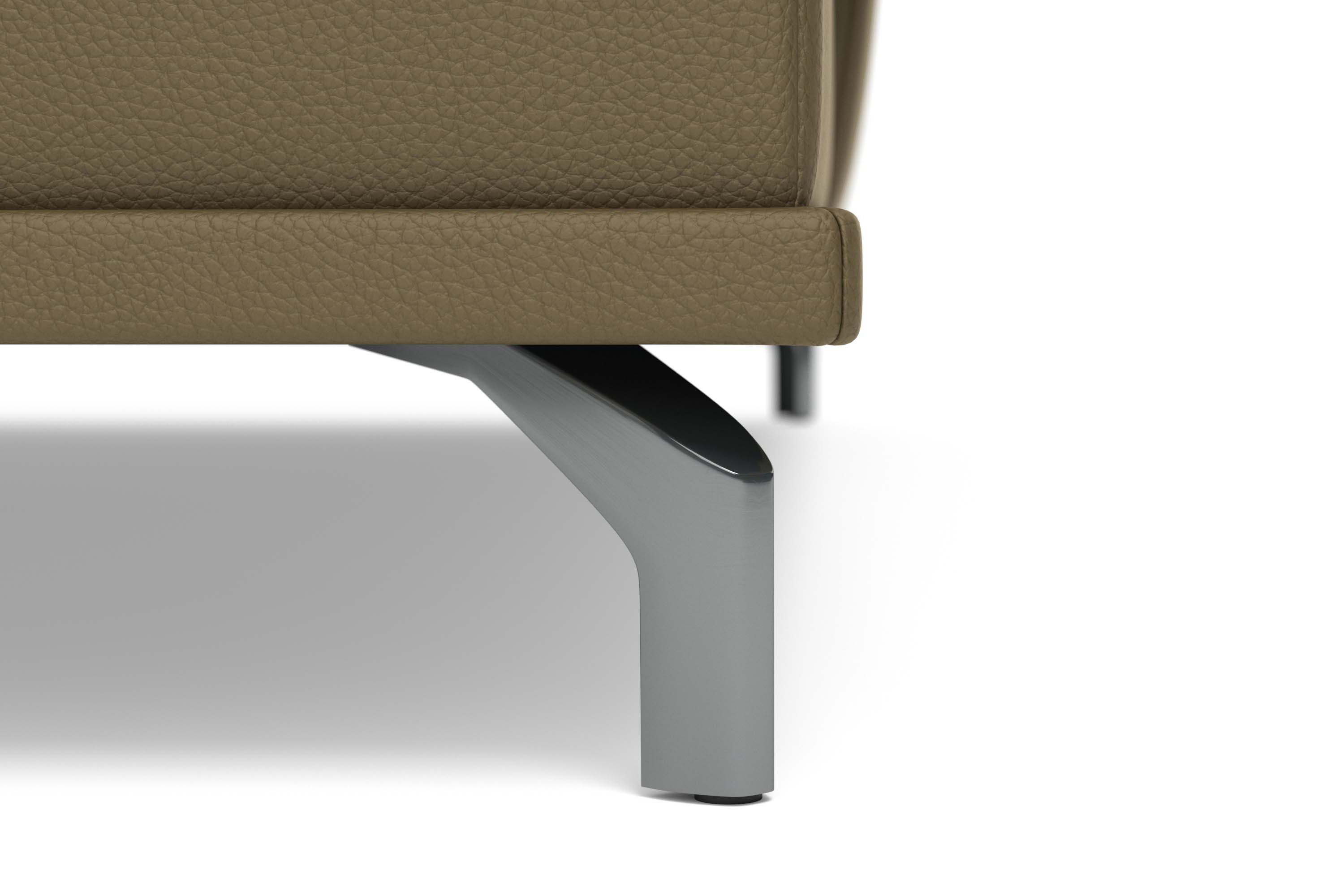 Places of Style Hoekbank Costello L-vorm, met zitdiepteverstelling, armleuningverstelling en