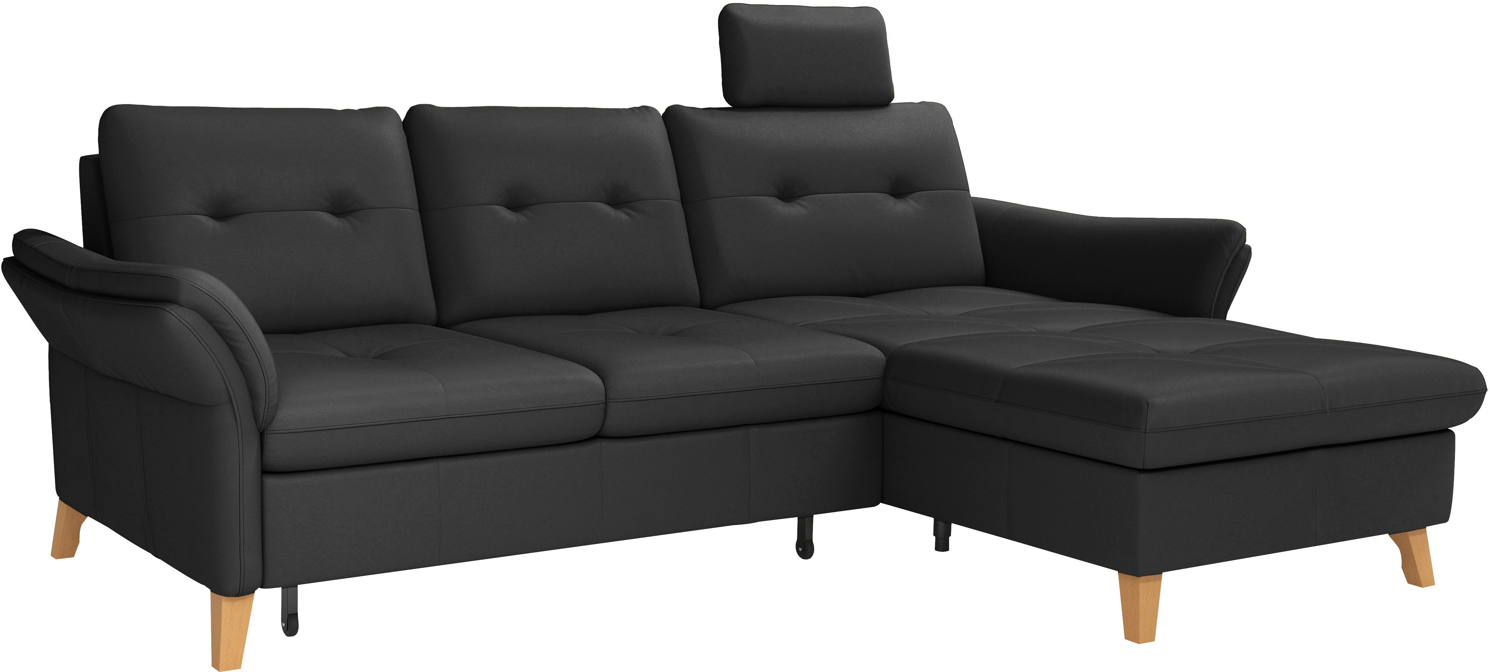 sit&more Hoekbank Göteborg Zitdiepteverstelling en binnenvering, naar keuze met slaapfunctie