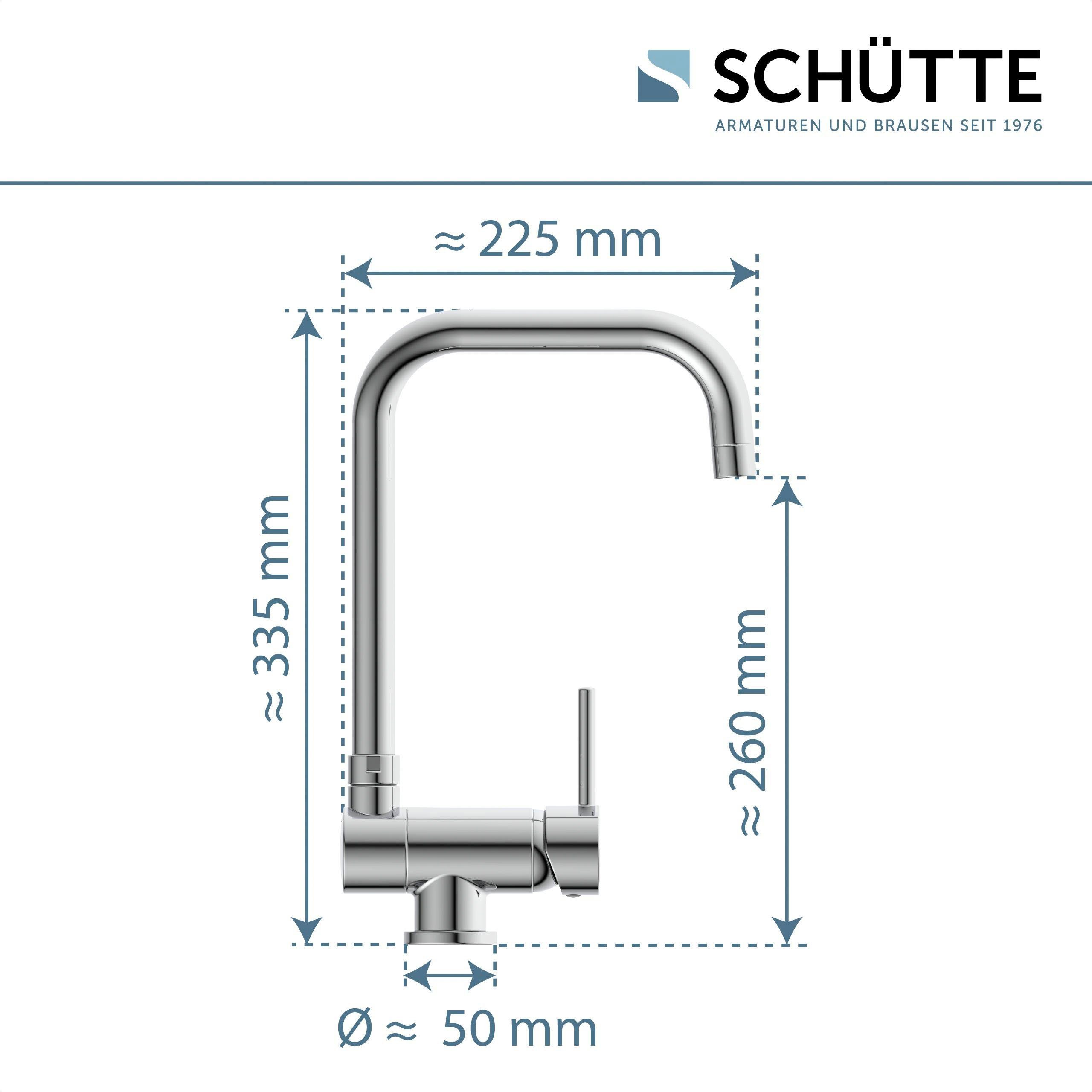 Schütte Gootsteen kraan WINDOW Kraan montage onder het raam, 360° draaibaar, energiebesparend