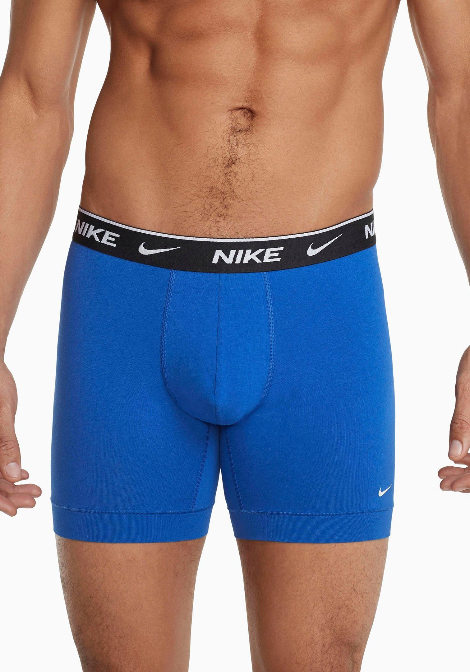 NIKE Underwear Boxershort BOXER BRIEF 3PK met bijzonder lange pijpen en nike logo-elastiek (3 stuks)