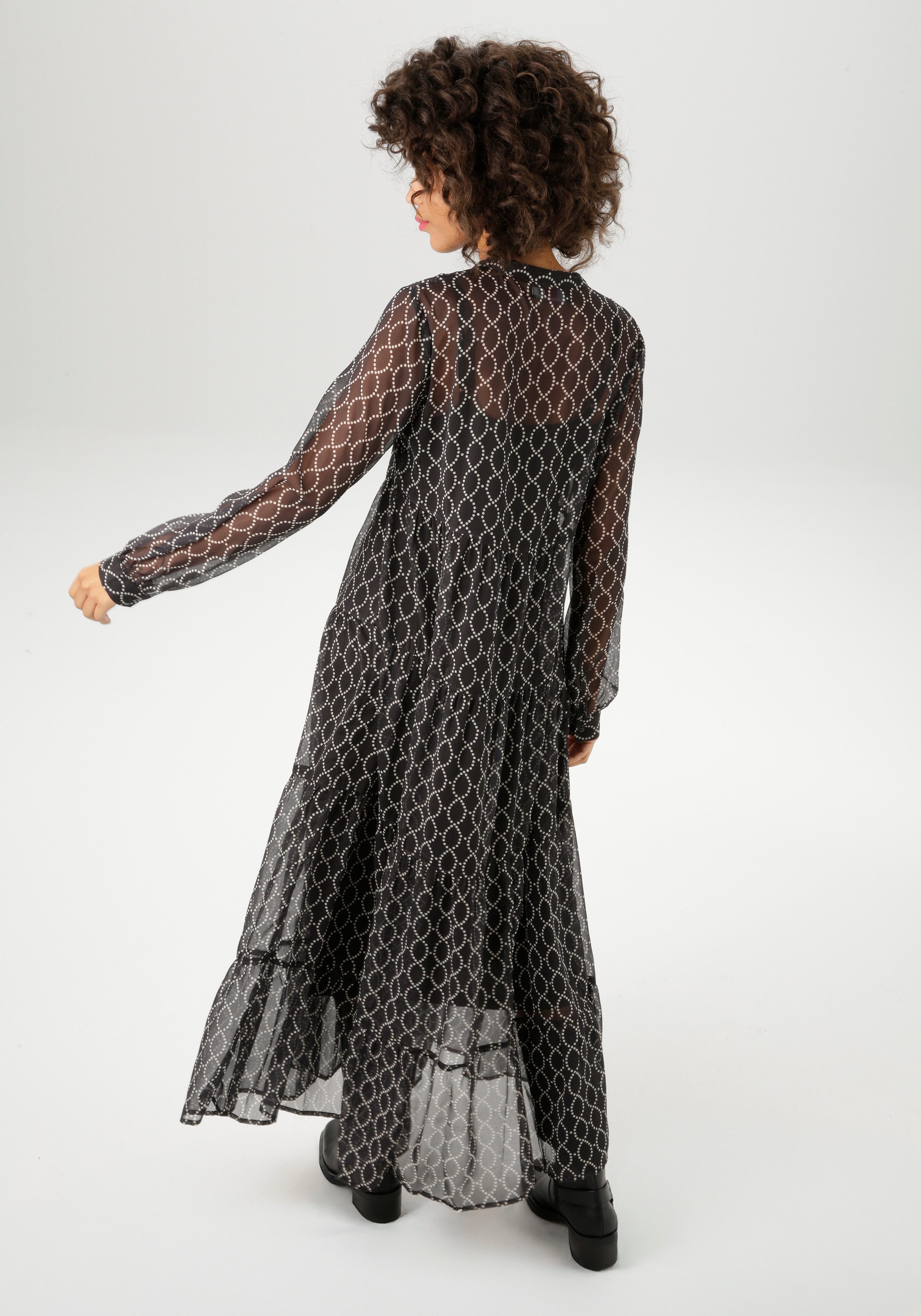 Aniston CASUAL Maxi-jurk (Met jersey onderjurk)
