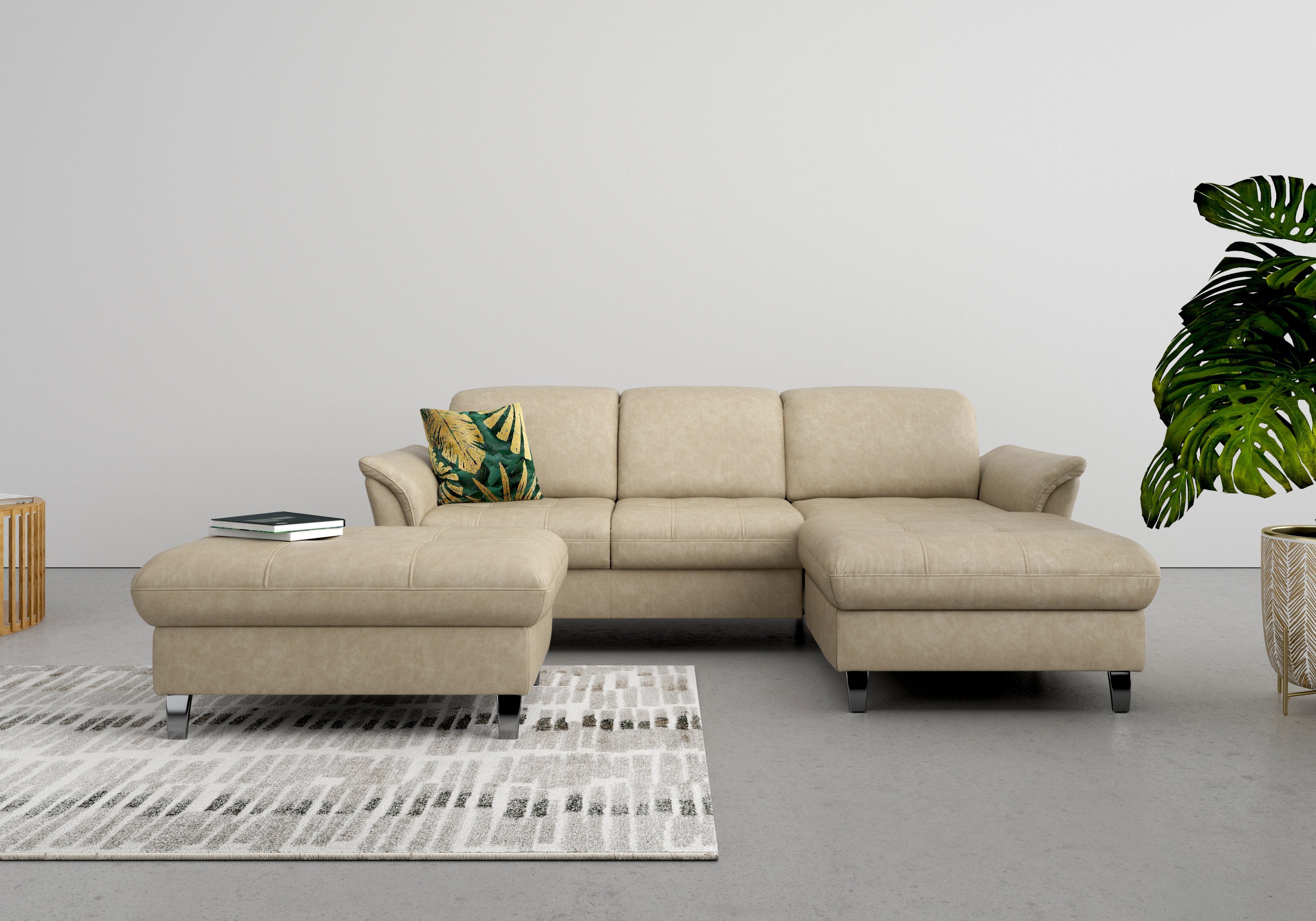 sit&more Hocker met bergruimte Maggiore met bergruimte en moderne metalen poten