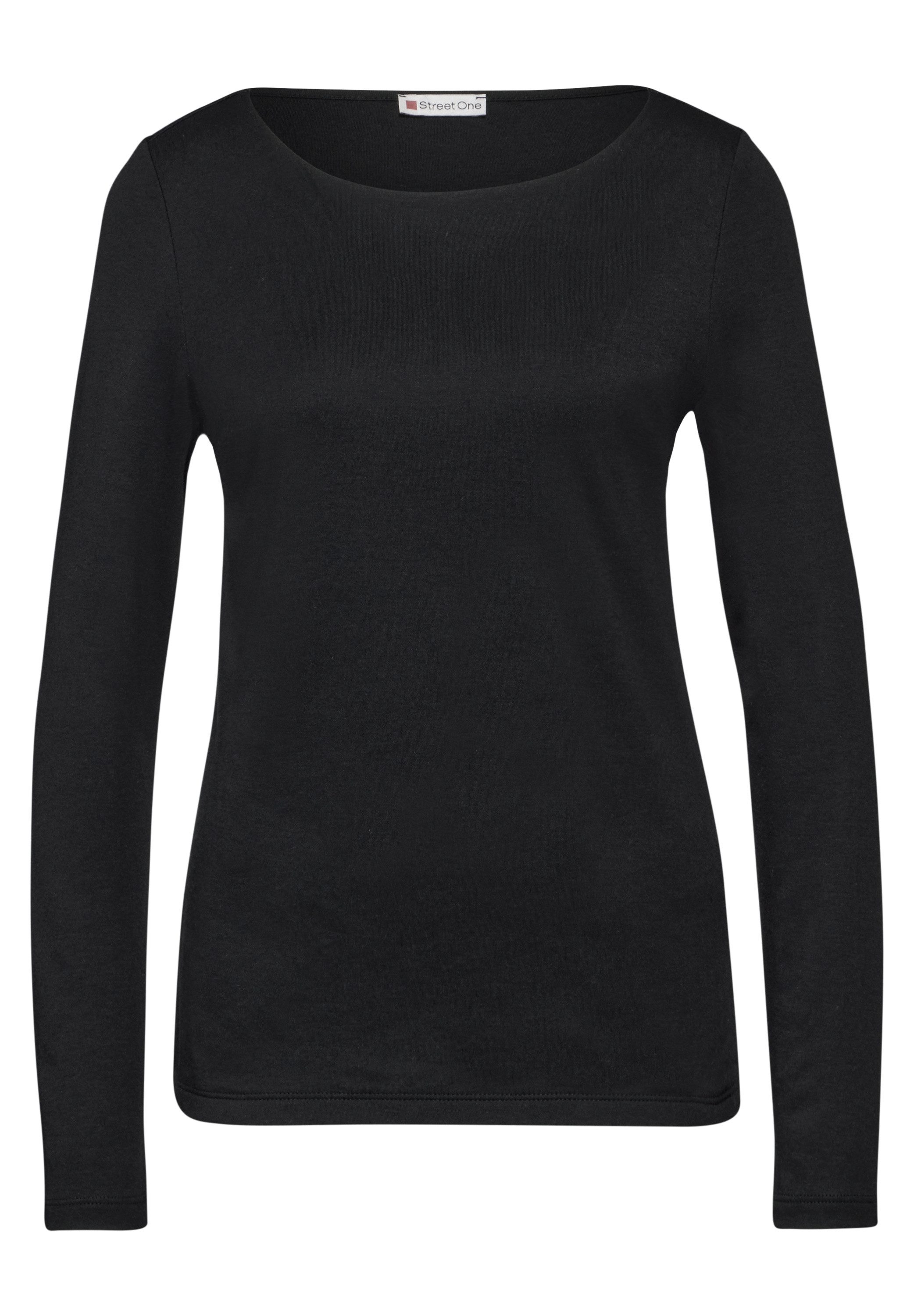 STREET ONE Shirt met lange mouwen Style Lanea met boothals