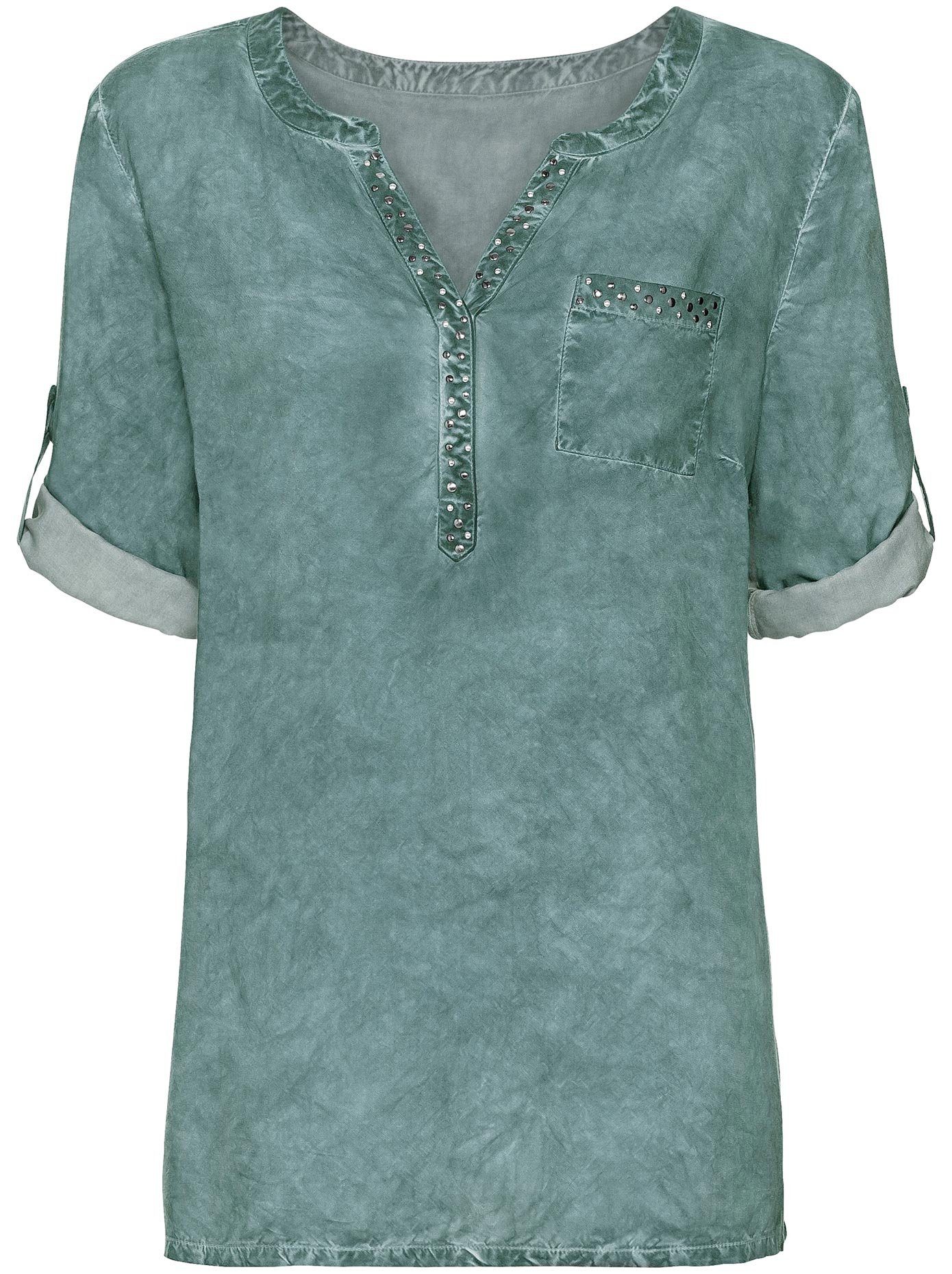 Classic Basics Blouse met korte mouwen
