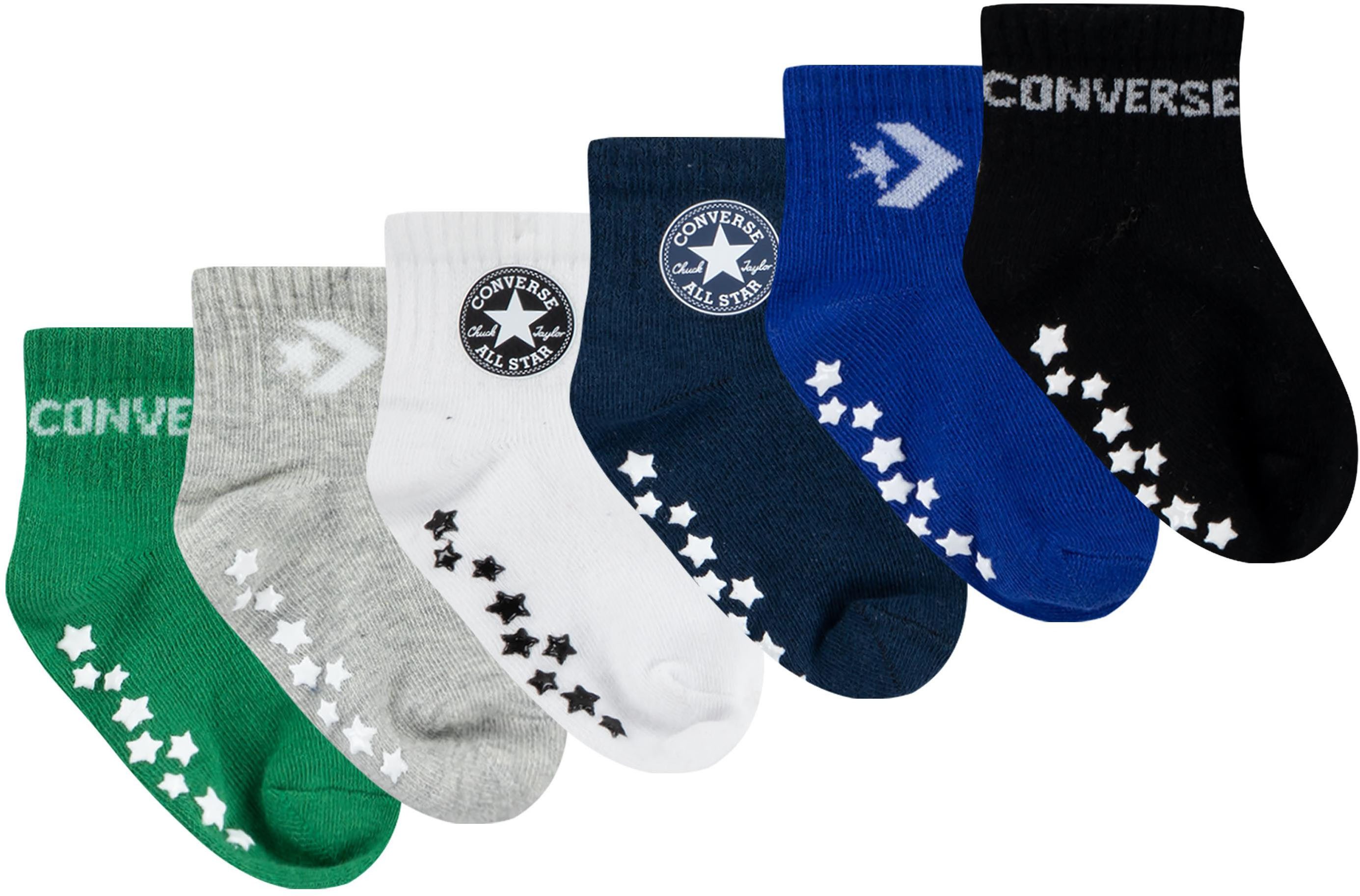 Converse ABS-sokken CHN CORE 6PK GRIP INF TOD SCKS (6 paar)